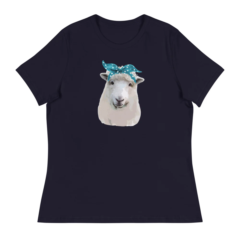 Sassy Sheep Women's Relaxed T-Shirt - Image 2