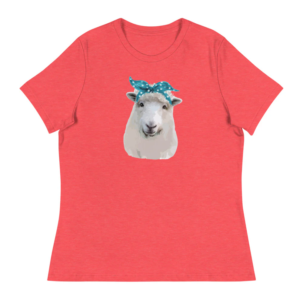 Sassy Sheep Women's Relaxed T-Shirt - Image 5