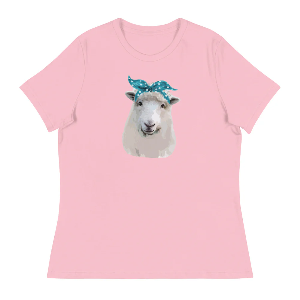 Sassy Sheep Women's Relaxed T-Shirt - Image 8