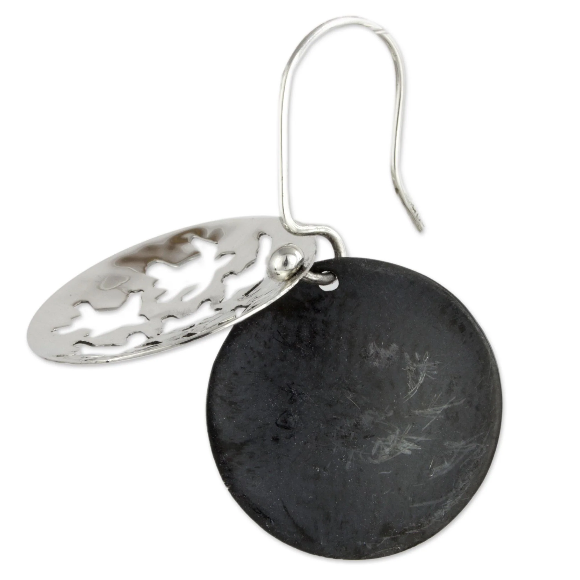Save the Turtles Taxco Silver Turtle Theme Earrings - Image 4