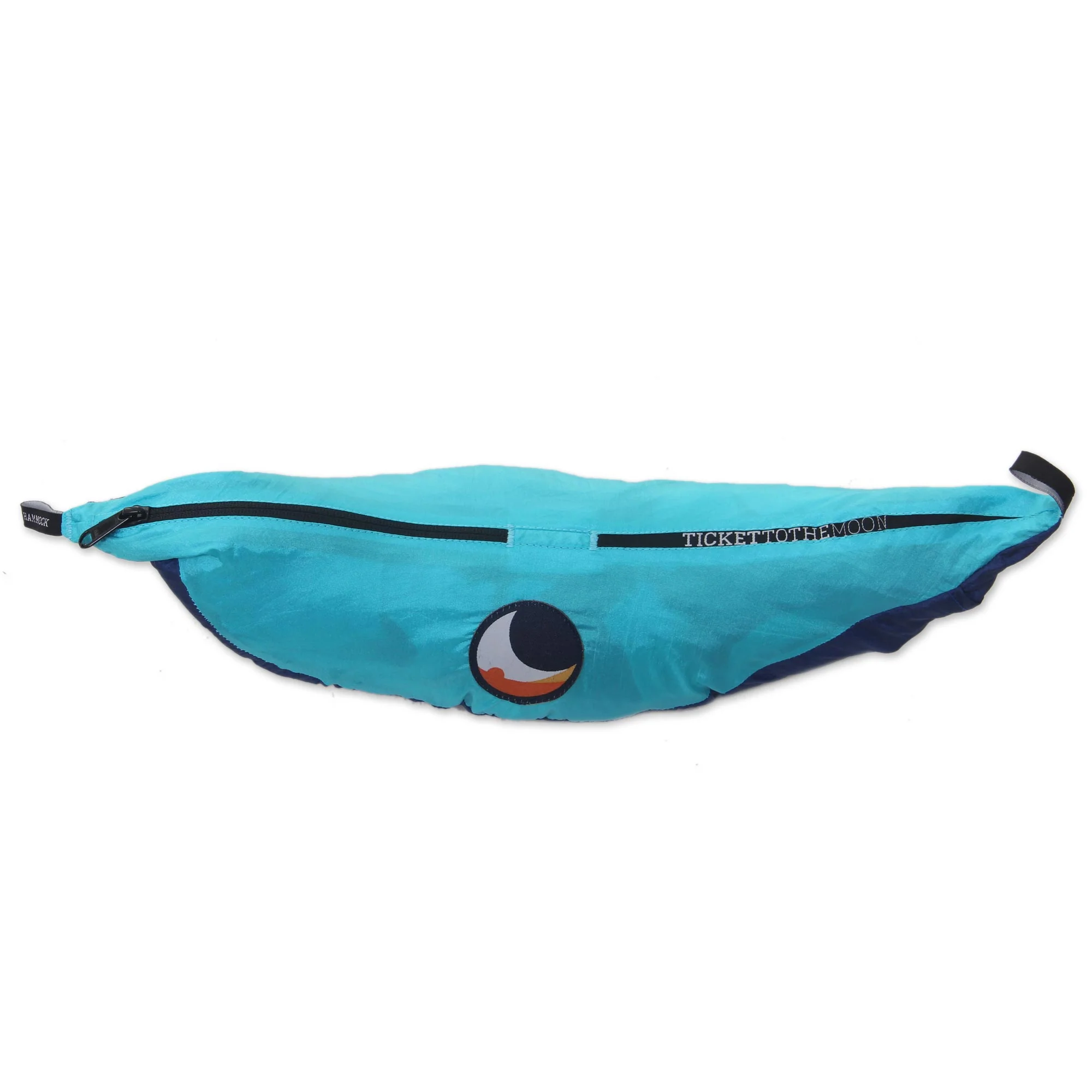 Sea Dreams Portable Parachute Fabric Hammock Blue Turquoise (Single) - Image 3