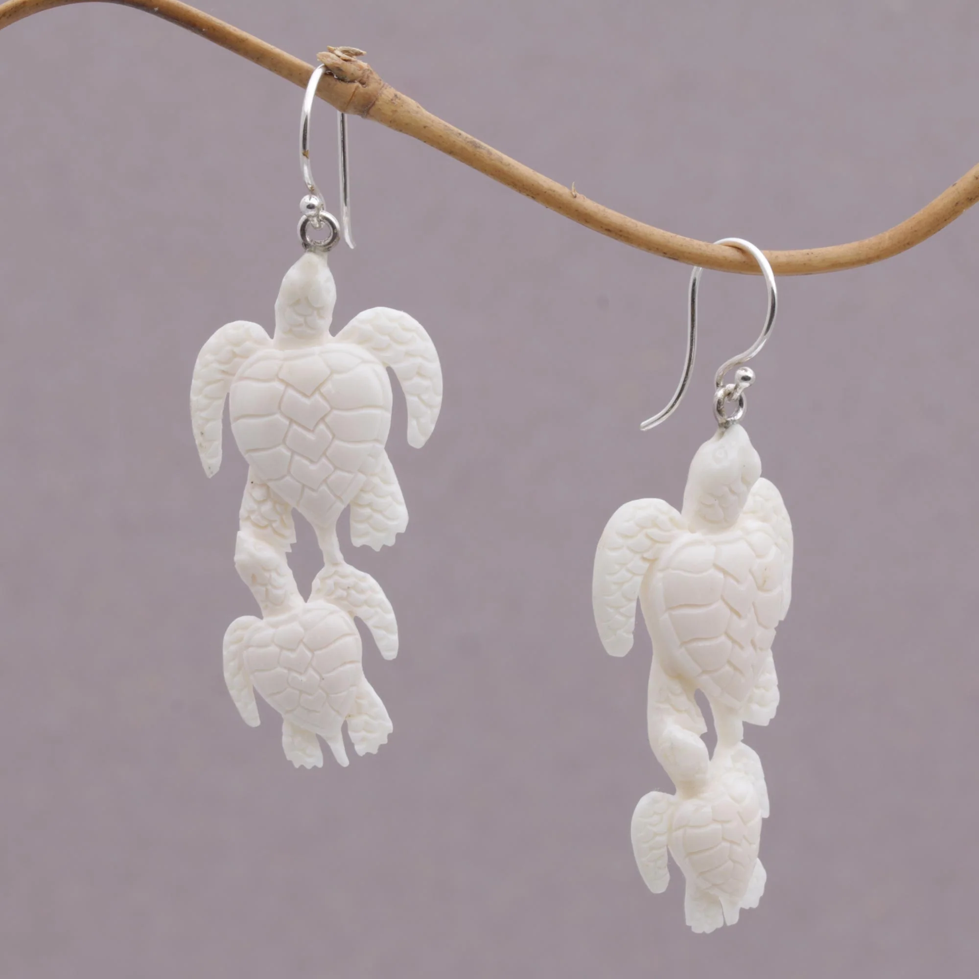 Sea Turtle Bond Dangle Earrings - Image 3