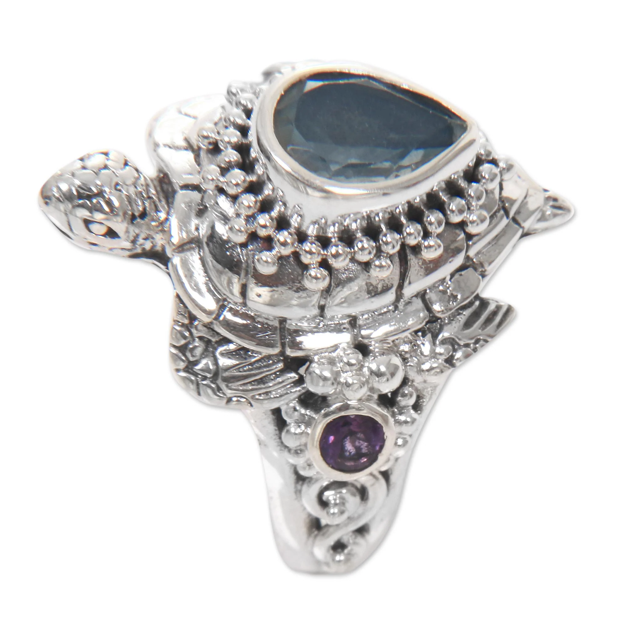 Sea Turtle Enchantment Cocktail Ring - Image 3