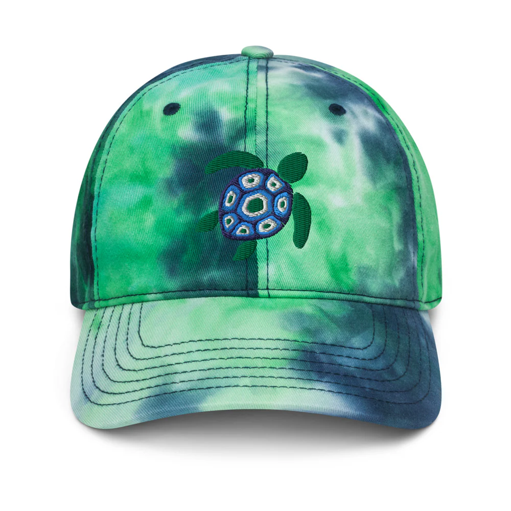 Sea Turtle Tie-Dye Baseball Hat - Image 4
