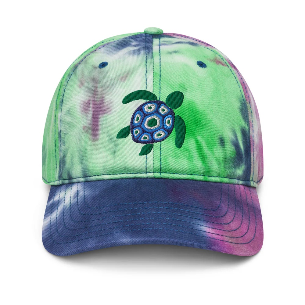 Sea Turtle Tie-Dye Baseball Hat - Image 5