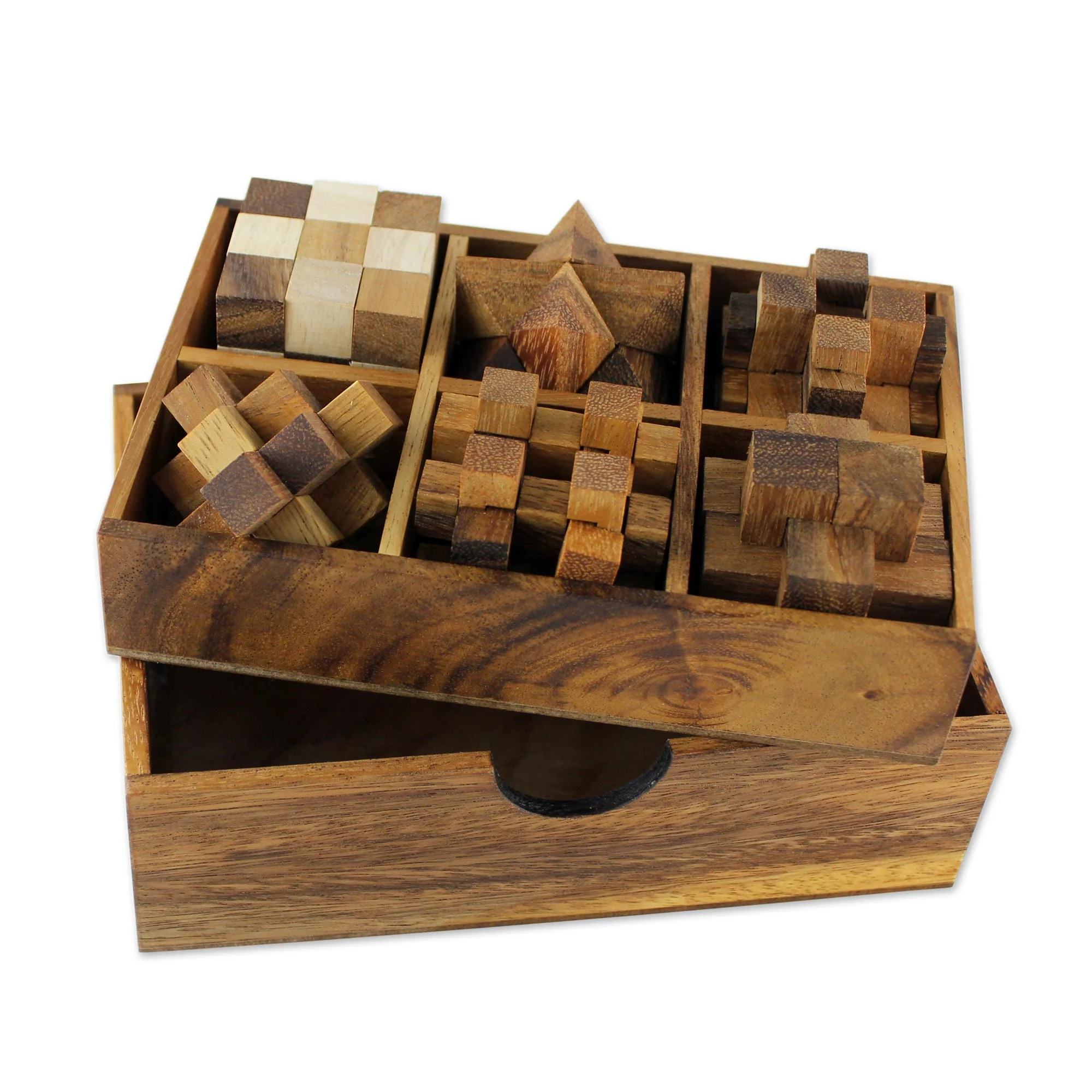 Set of Six Wood Puzzle Games - Image 4