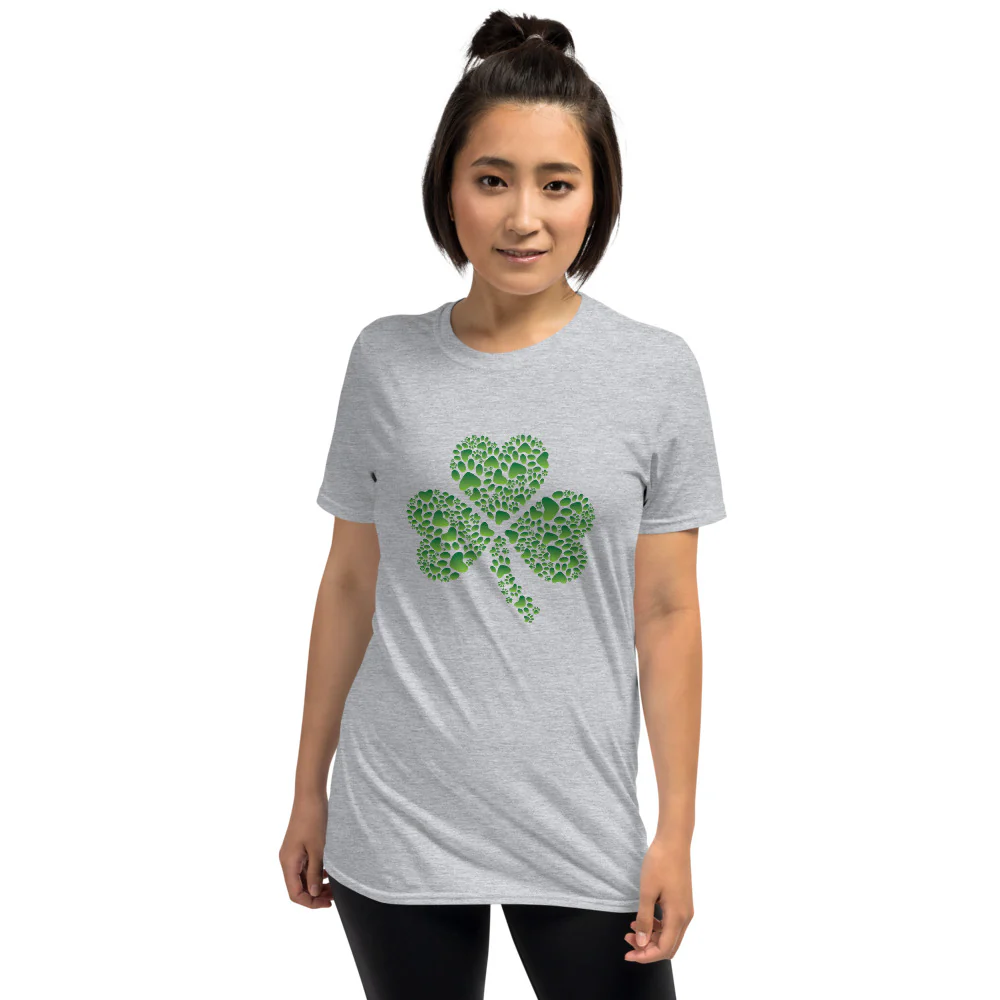 Shamrock of Paws T-Shirt - Image 2