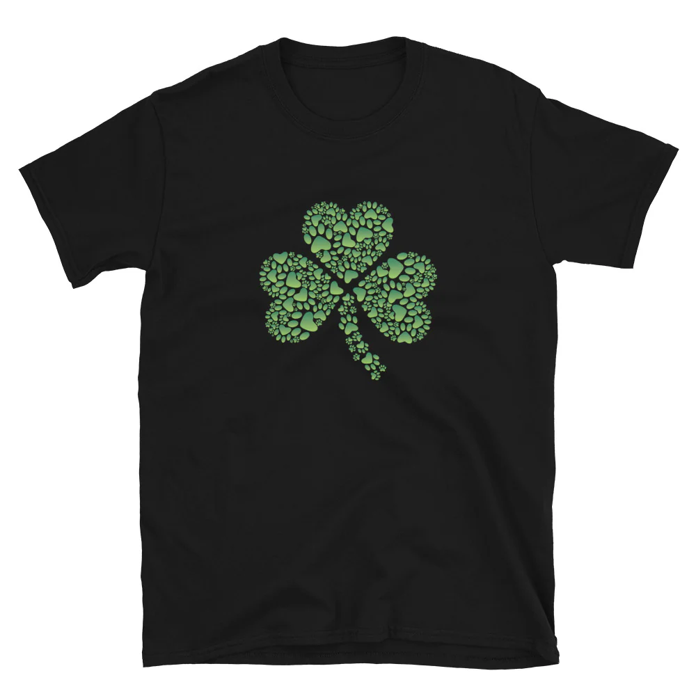 Shamrock of Paws T-Shirt - Image 3