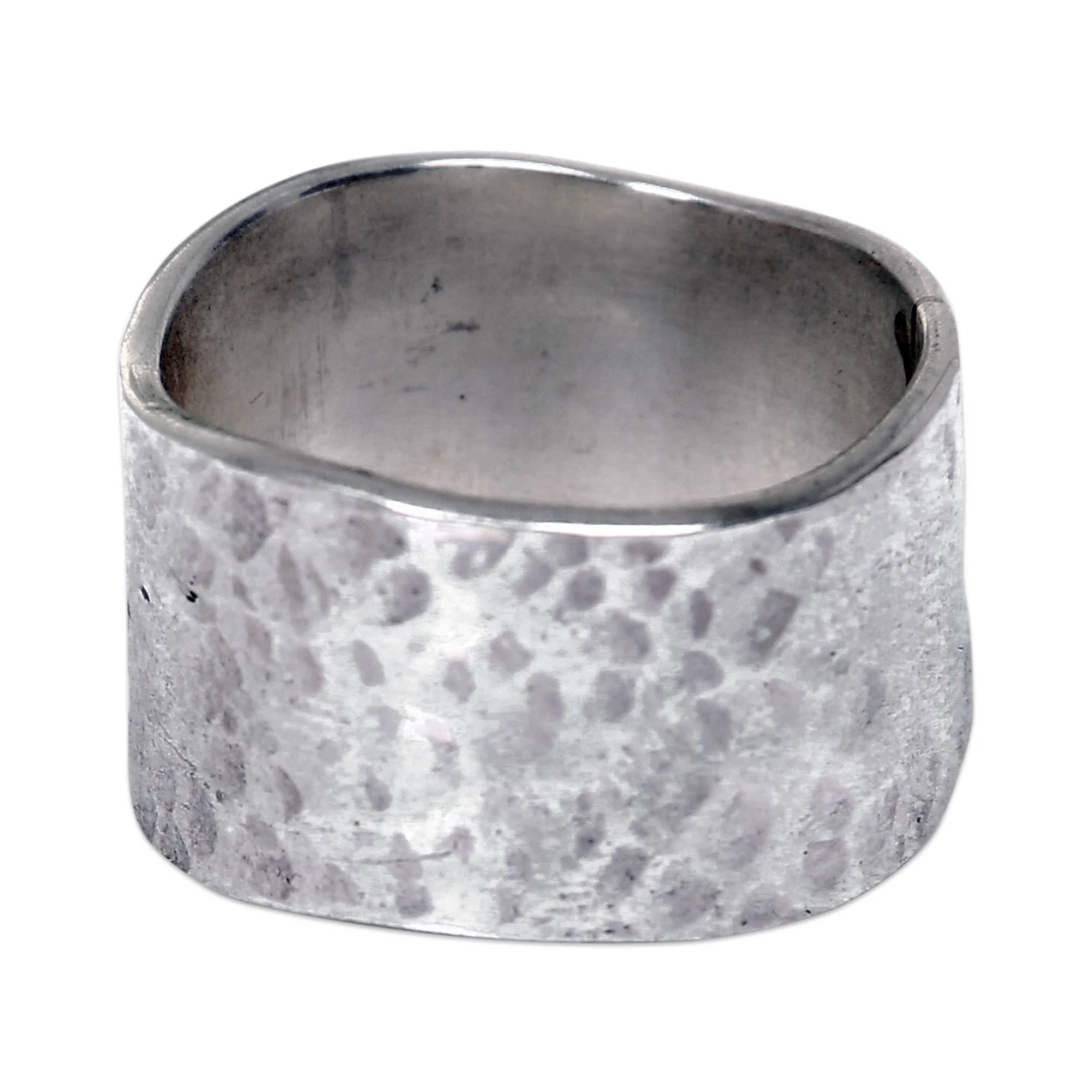 Shining Waves Sterling Silver Band Ring - Image 2