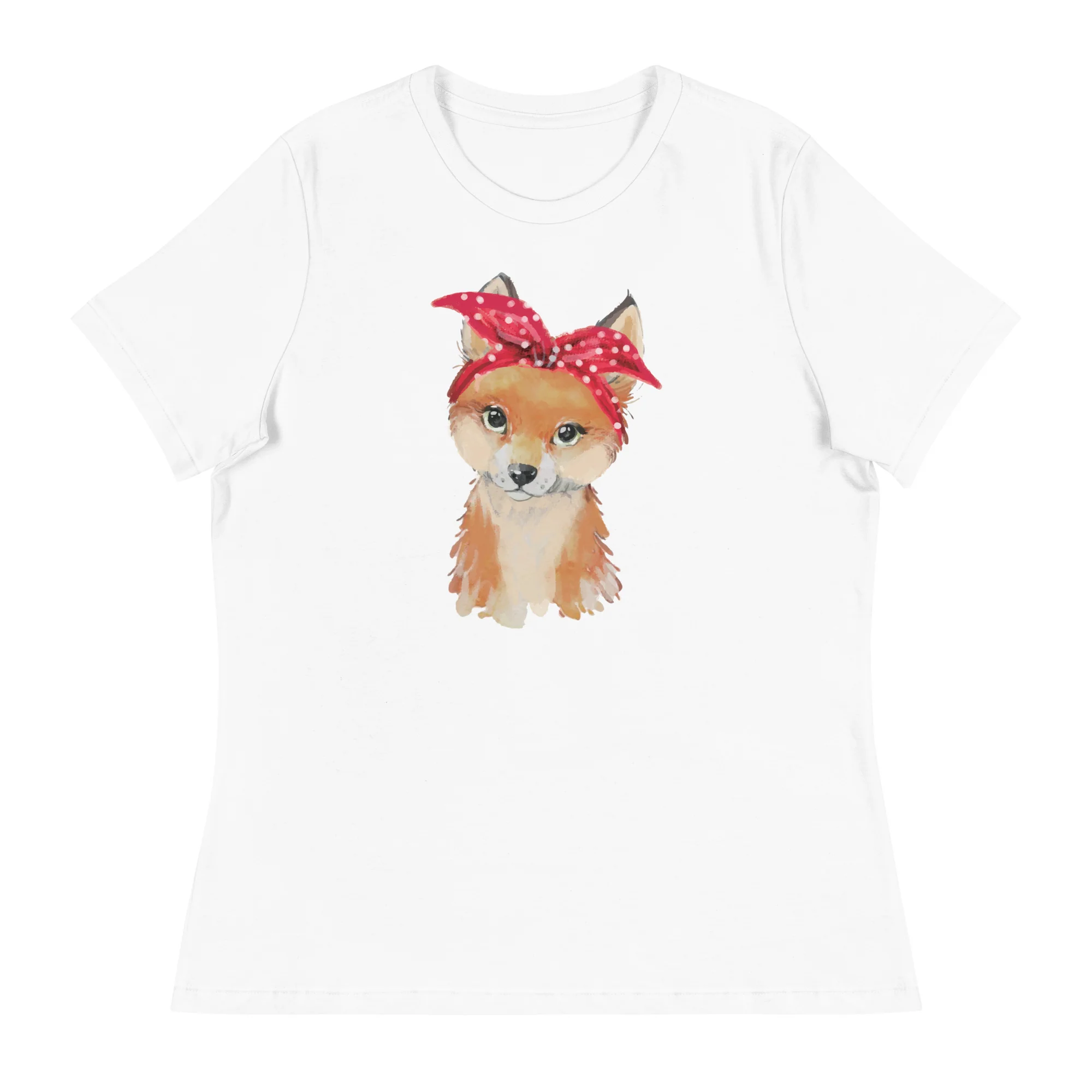 Shy and Sweet Fox Women's Relaxed T-Shirt - Image 10