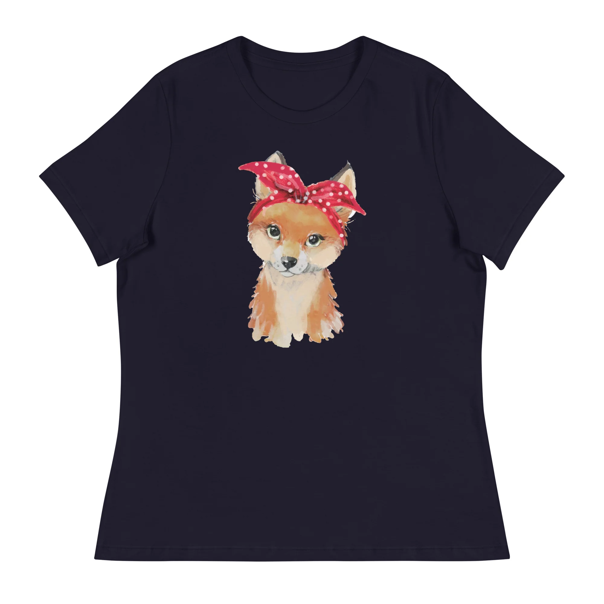 Shy and Sweet Fox Women's Relaxed T-Shirt - Image 2
