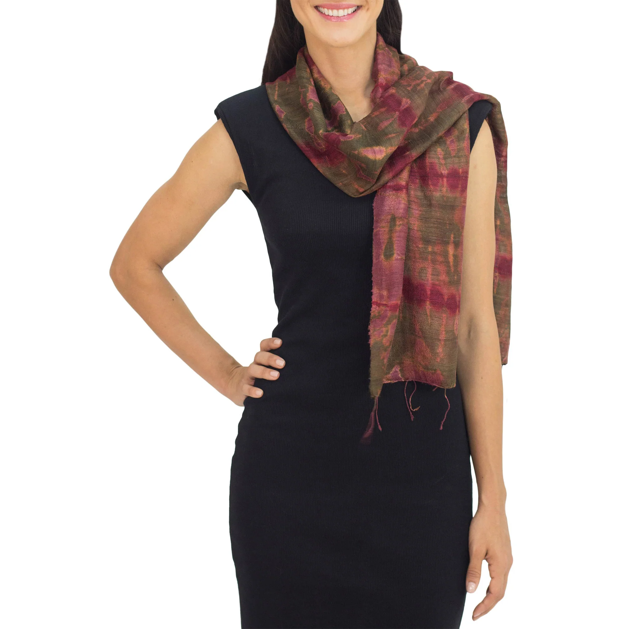 Siam Adventure Silk Scarf - Image 4