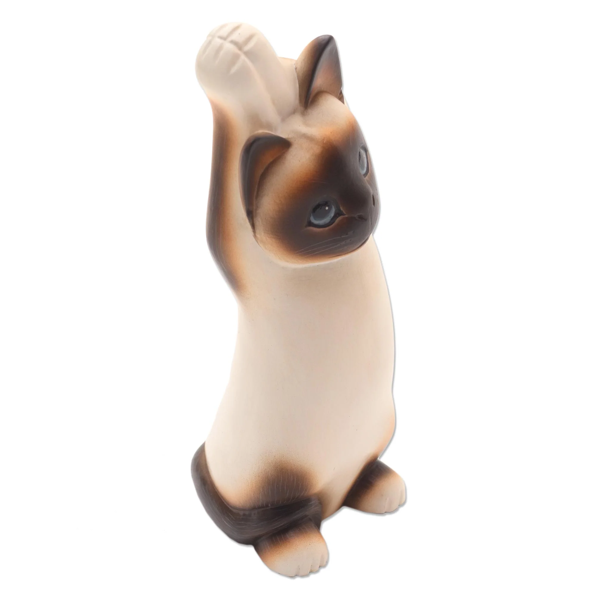 Siamese Cat Stretch Wood statuette - Image 4