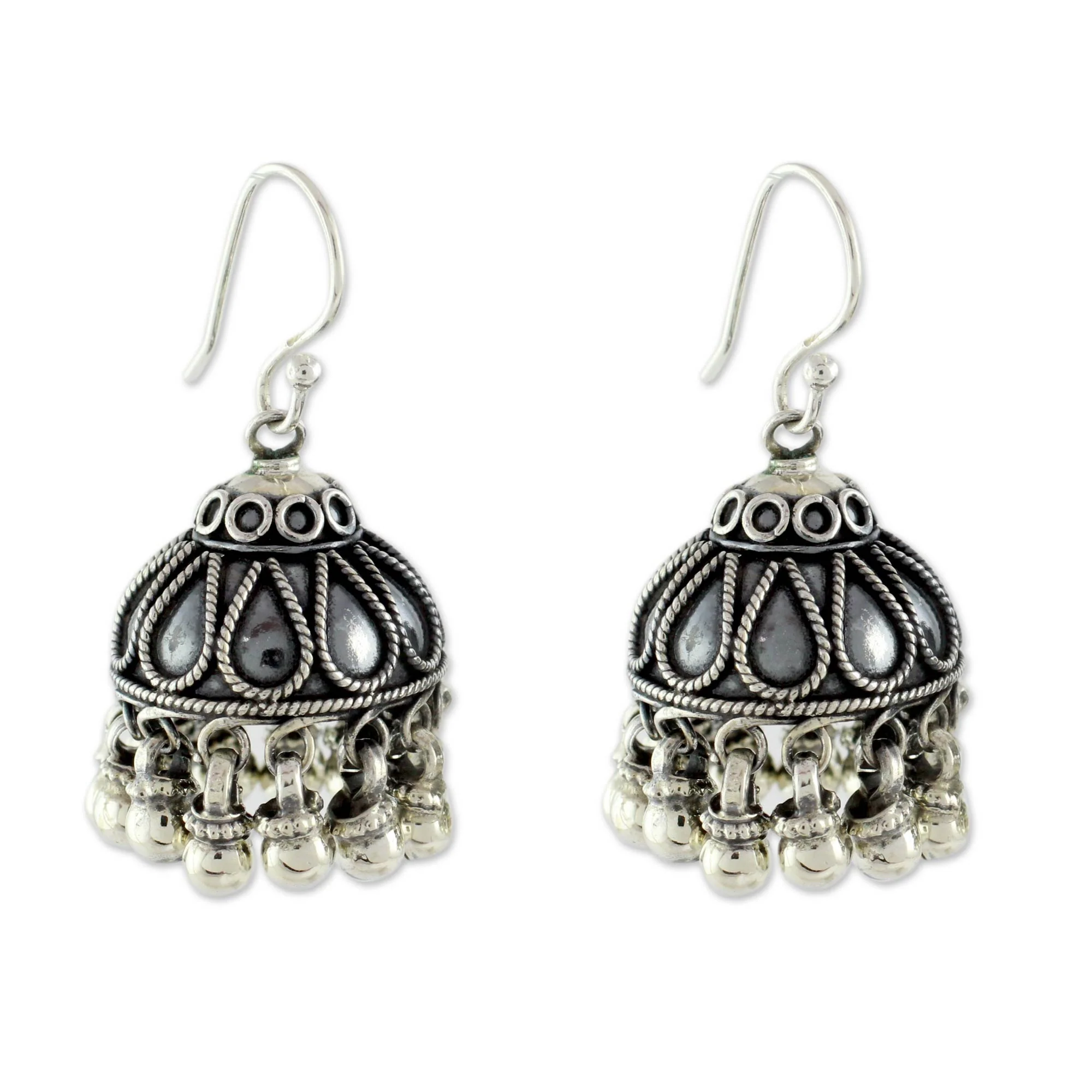 Silver Bells Sterling Silver Earrings - Image 2
