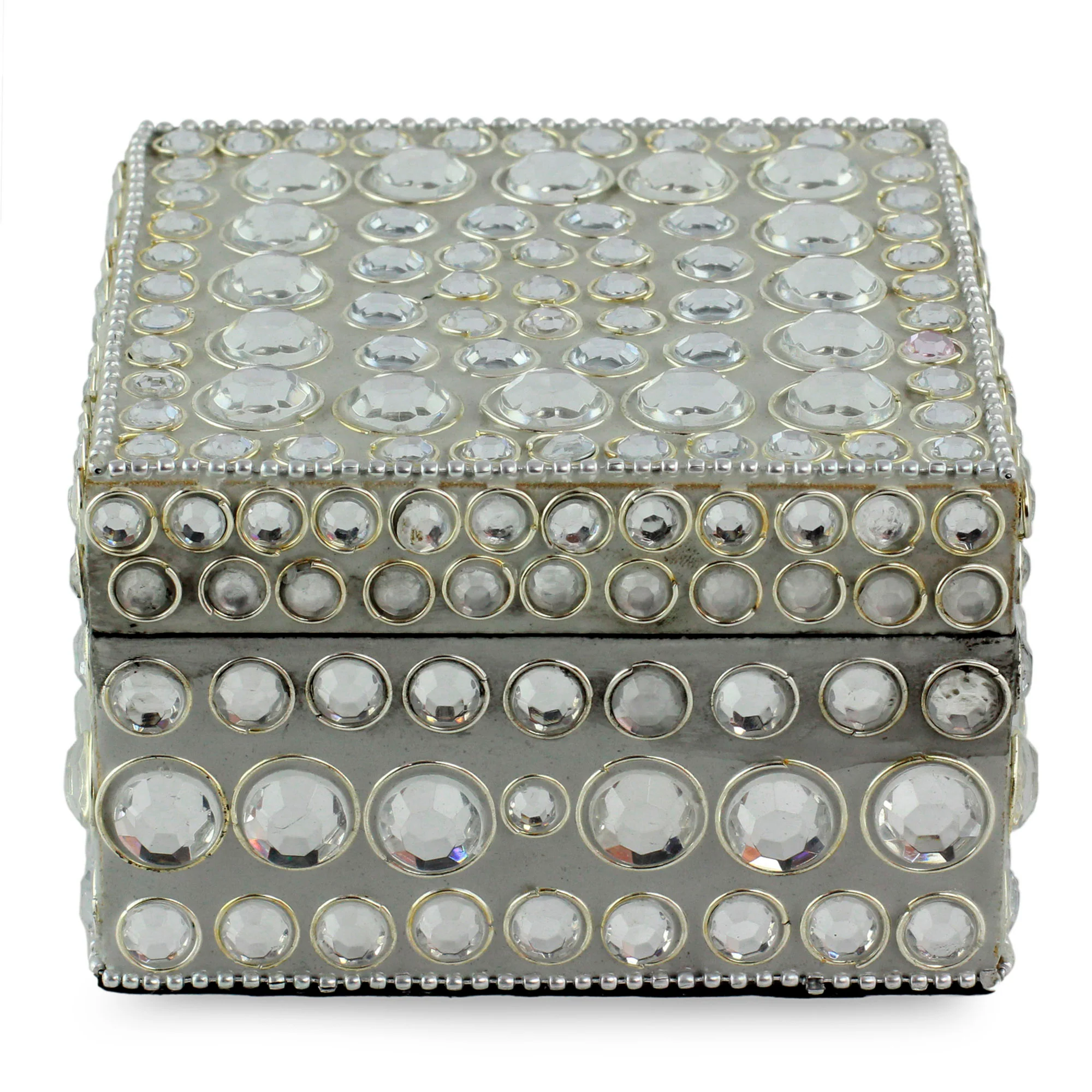 Silver Glitz Bejeweled box - Image 2