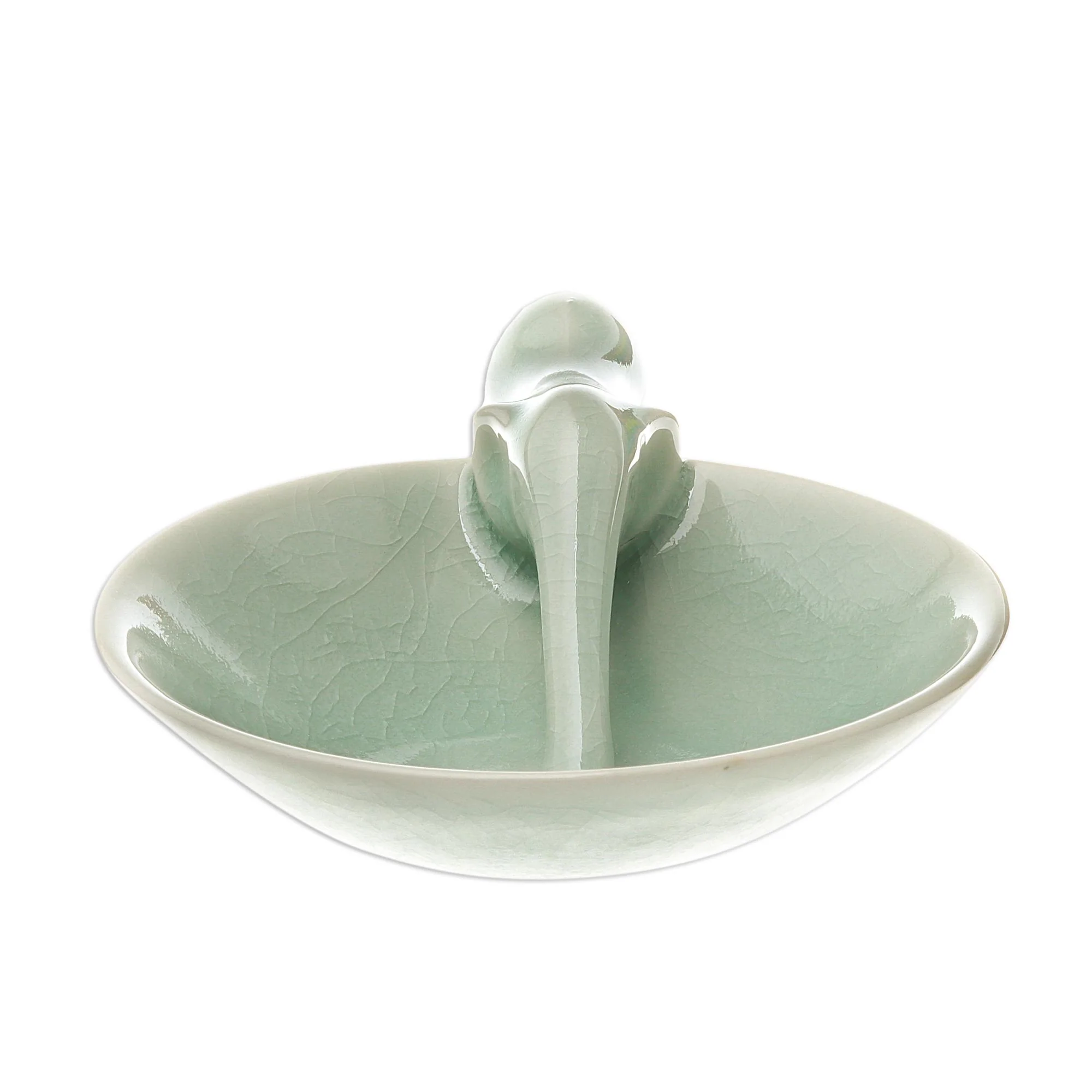 Sipping Elephant Ceramic Incense Holder - Image 5