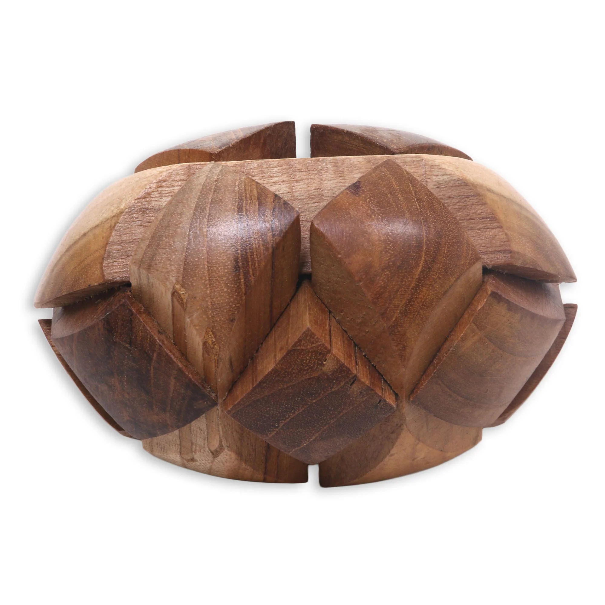 Small Pillow Artisan Crafted Wooden Puzzle or Executive Desk Game - Image 2