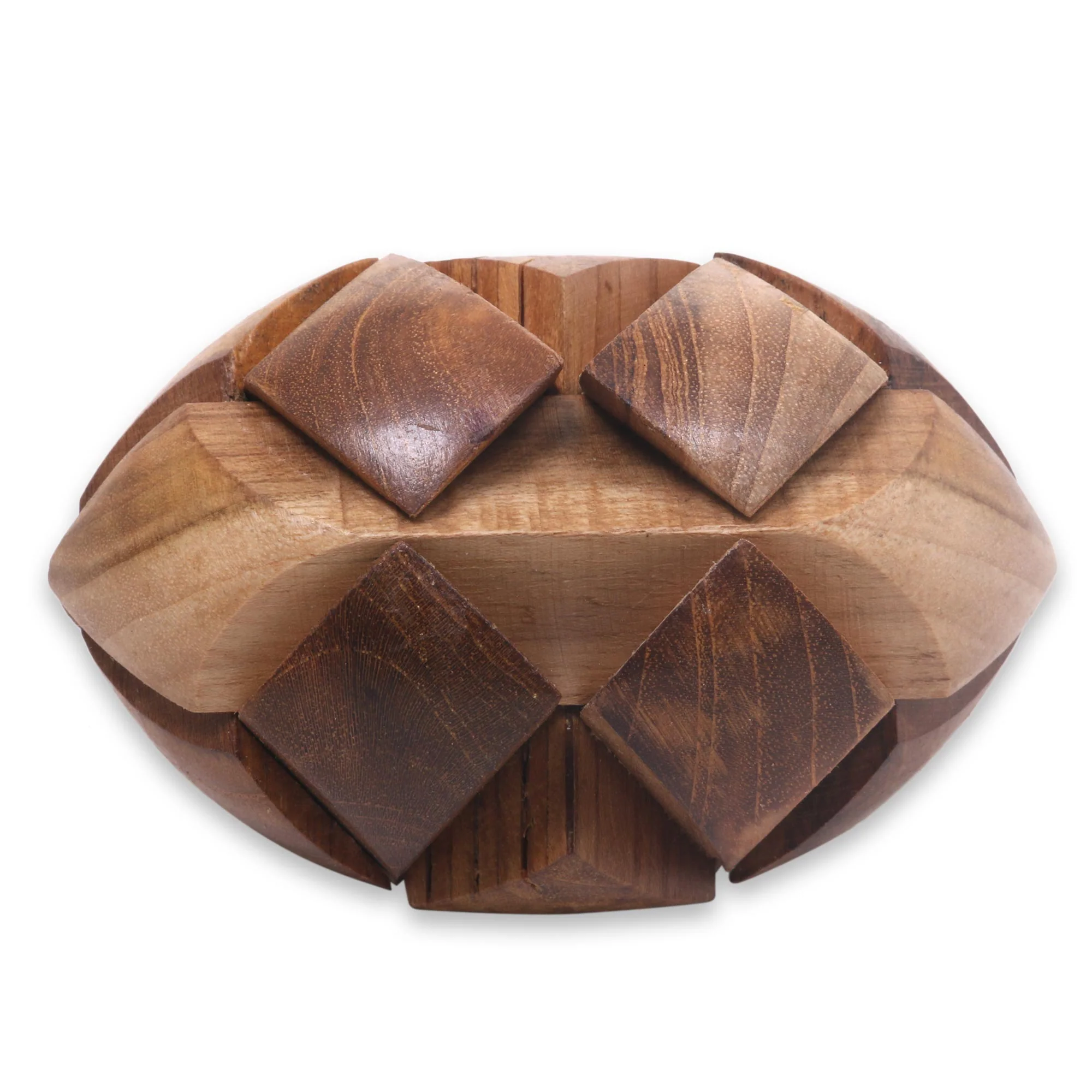 Small Pillow Artisan Crafted Wooden Puzzle or Executive Desk Game - Image 4