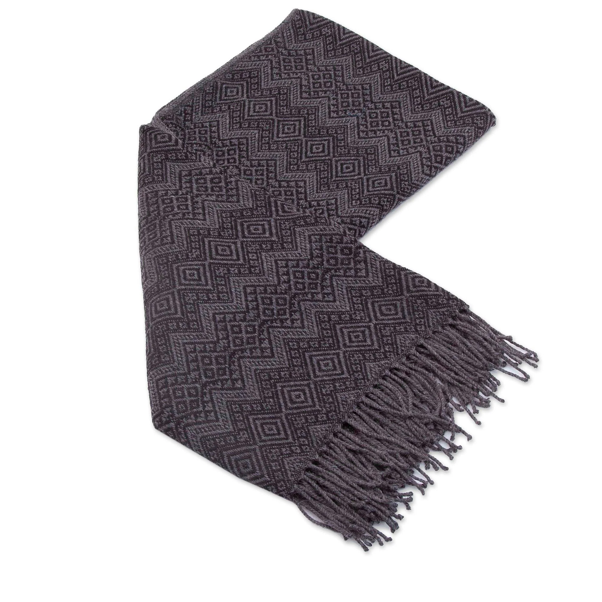 Smoky Black Diamonds Throw Blanket - Image 5