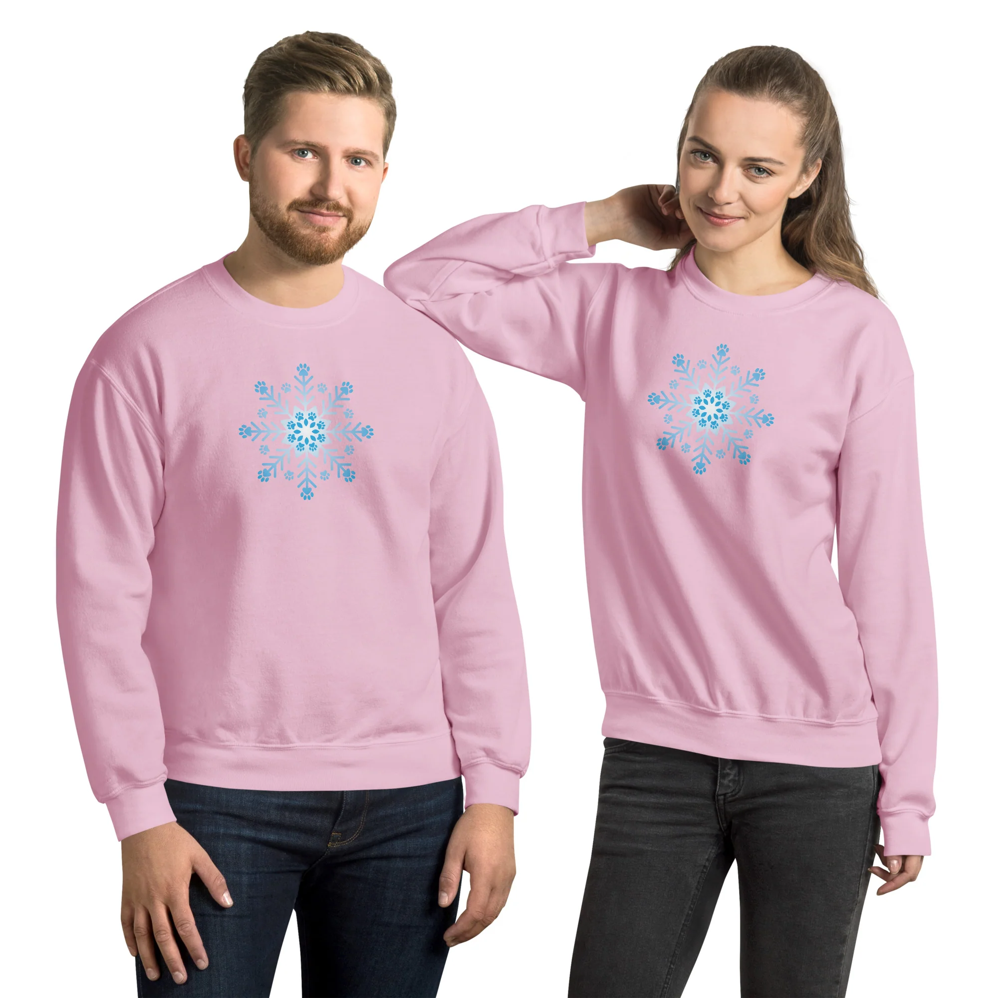 Snowflake Paw Crewneck Sweatshirt - Image 10