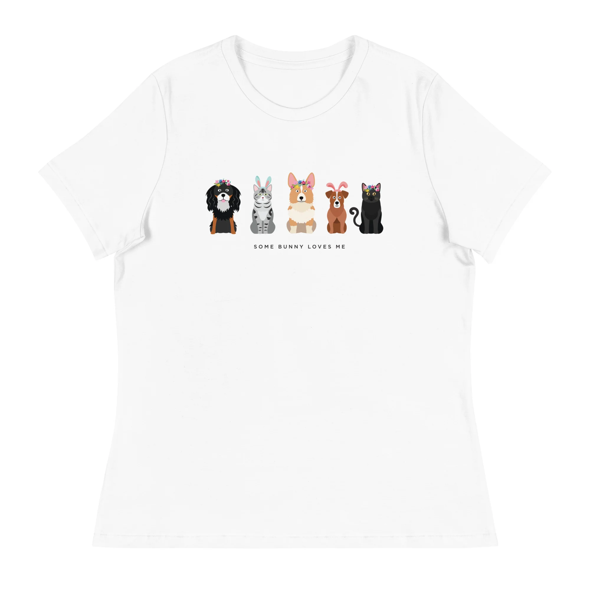 Some Bunny Loves Me Women's Relaxed T-Shirt - Image 8