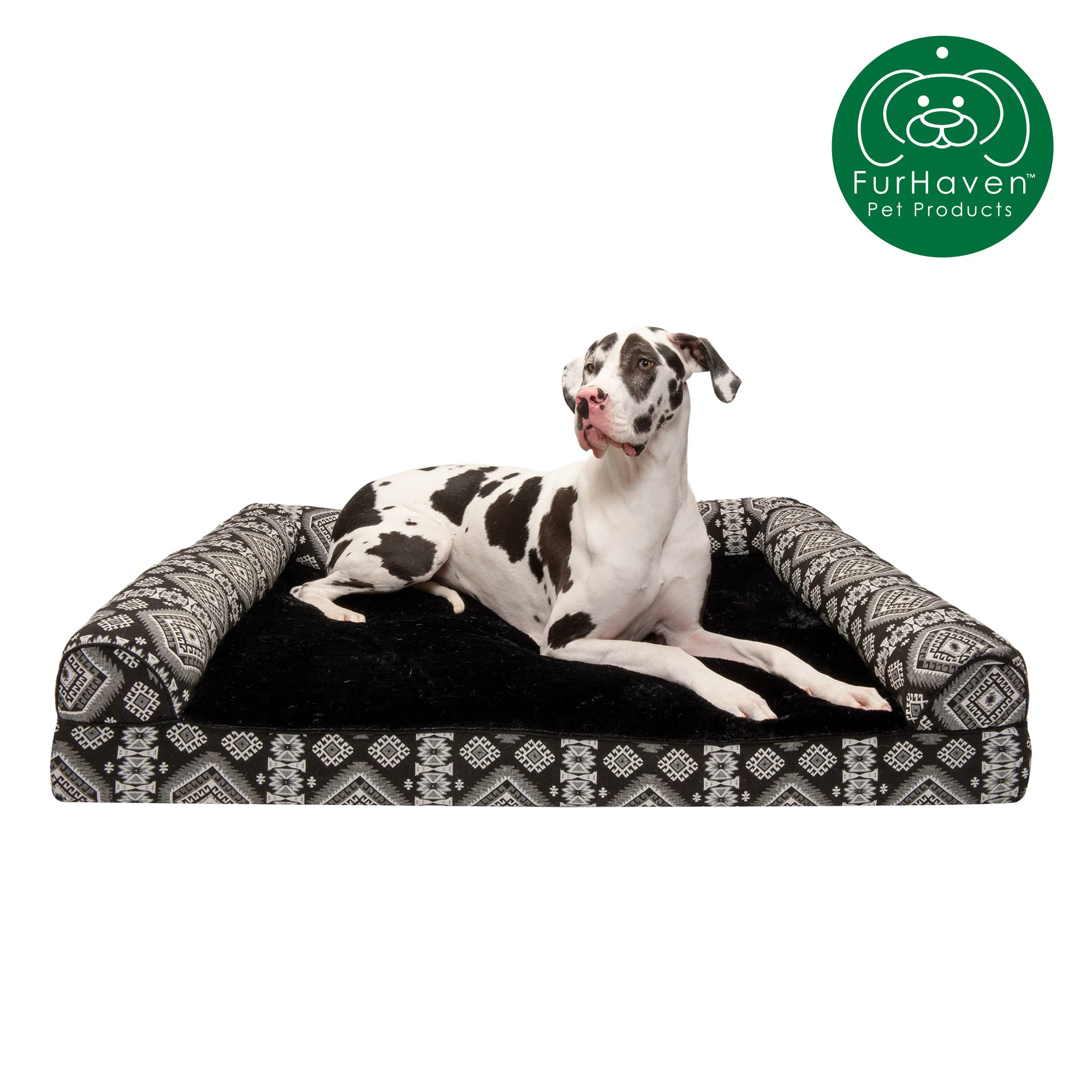 Southwest Kilim Sofa-Style Pet Bed - Image 7