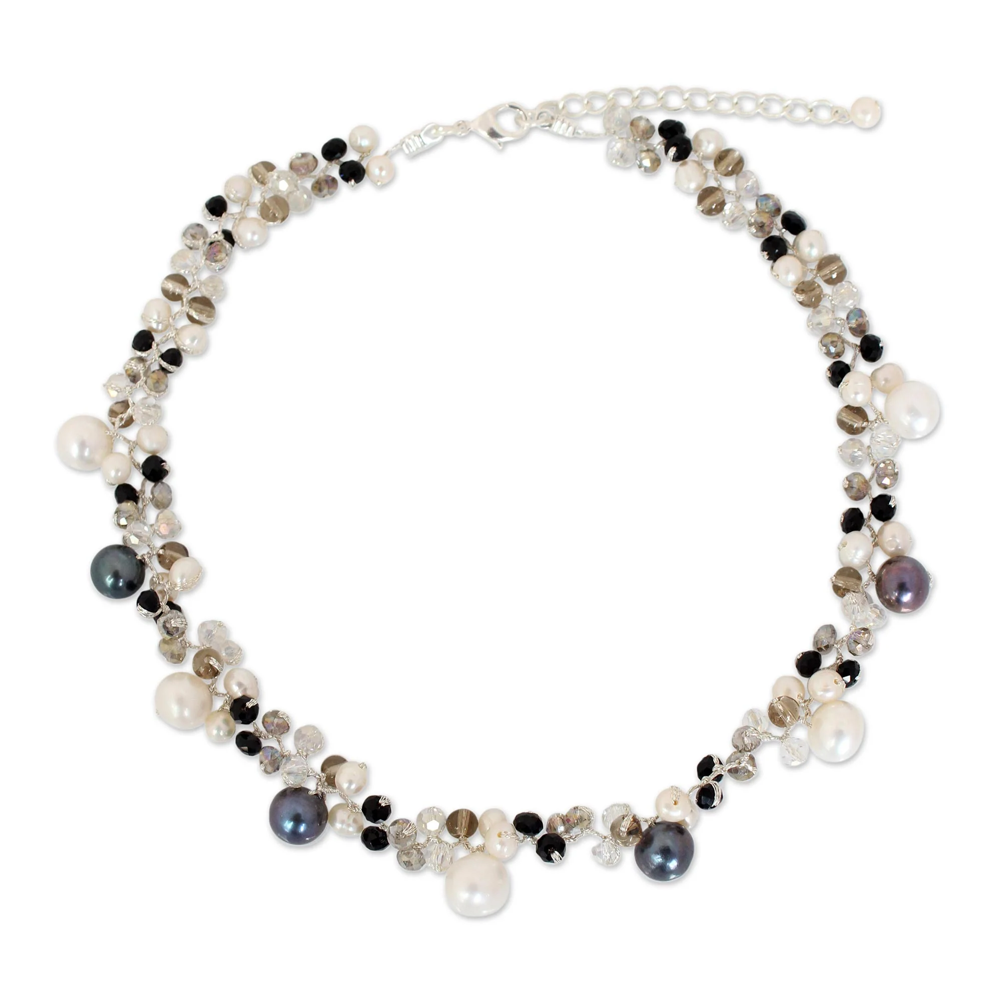 Spark of Romance Pearl Choker Necklace - Image 2