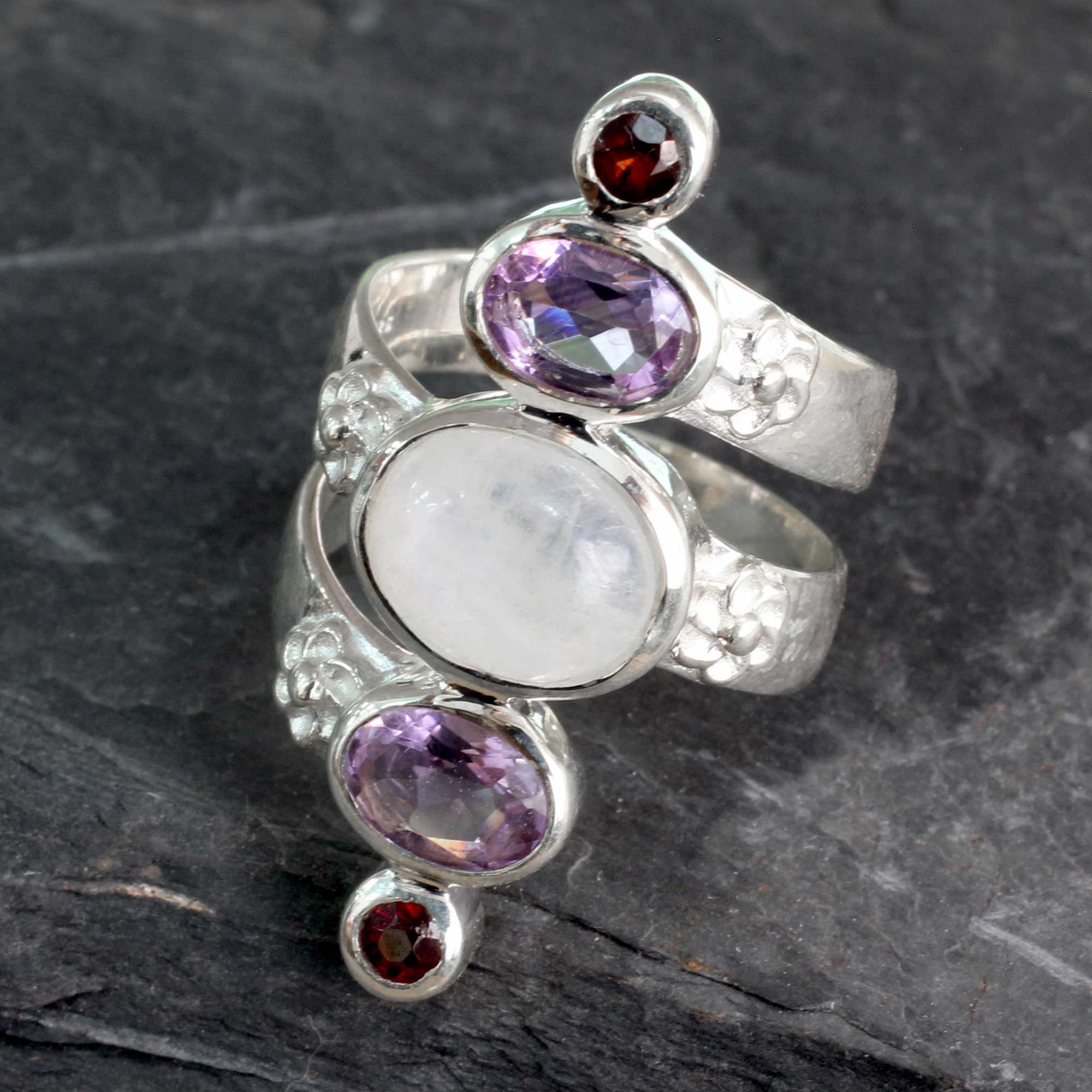 Spiral Enchantment Sterling Silver Ring - Image 7