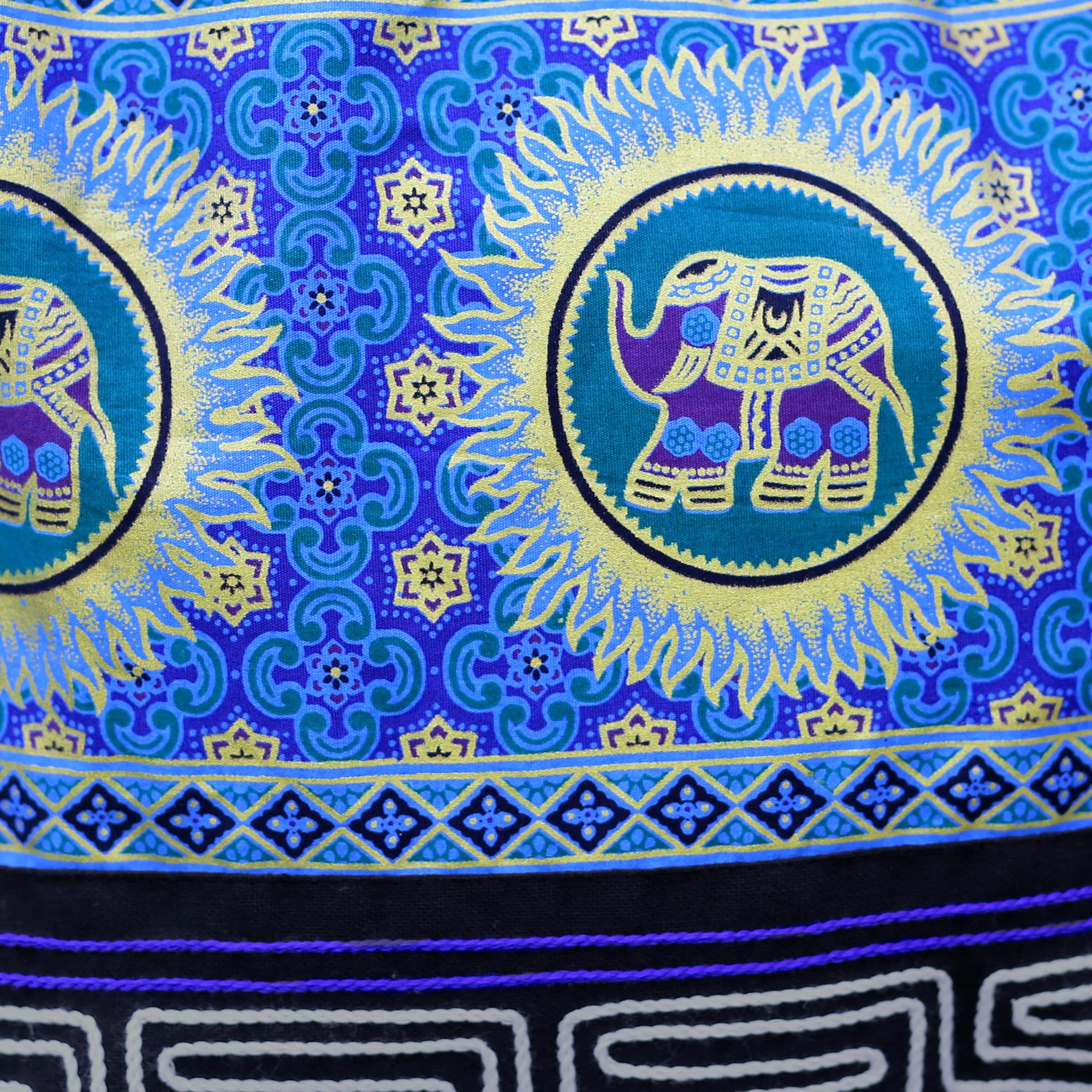 Spiral & Shine Cotton Blend Shoulder Bag - Image 4
