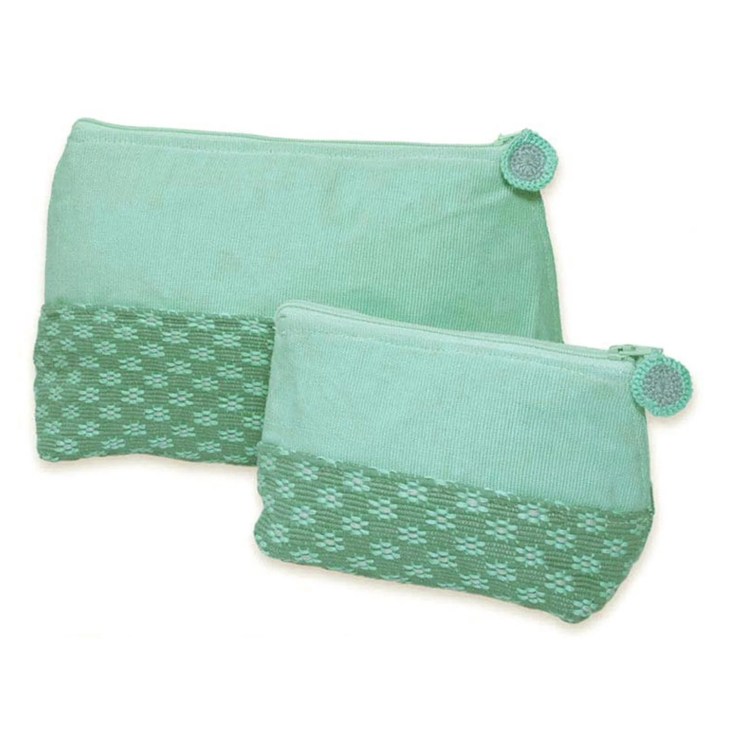 Spring Blooms Fair Trade Floral Cosmetic Bags (Pair) - Image 2