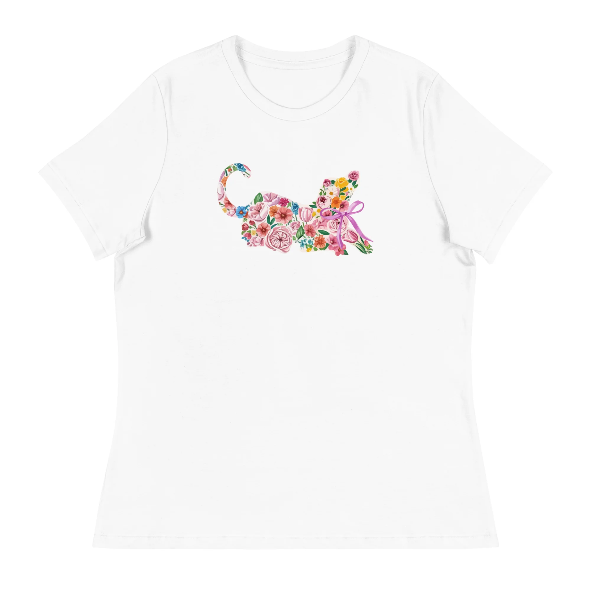 Springtime Flower Dog Women's Relaxed T-Shirt - Image 10