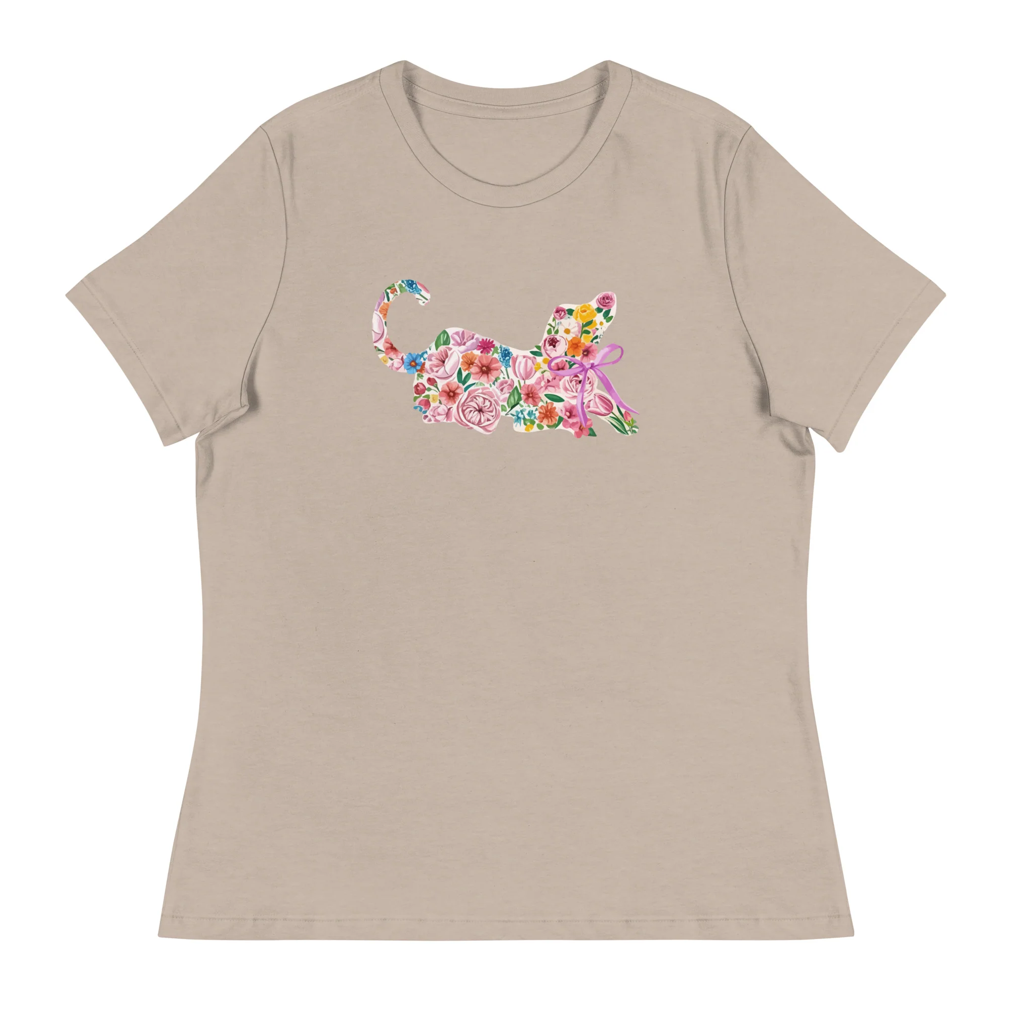 Springtime Flower Dog Women's Relaxed T-Shirt - Image 8