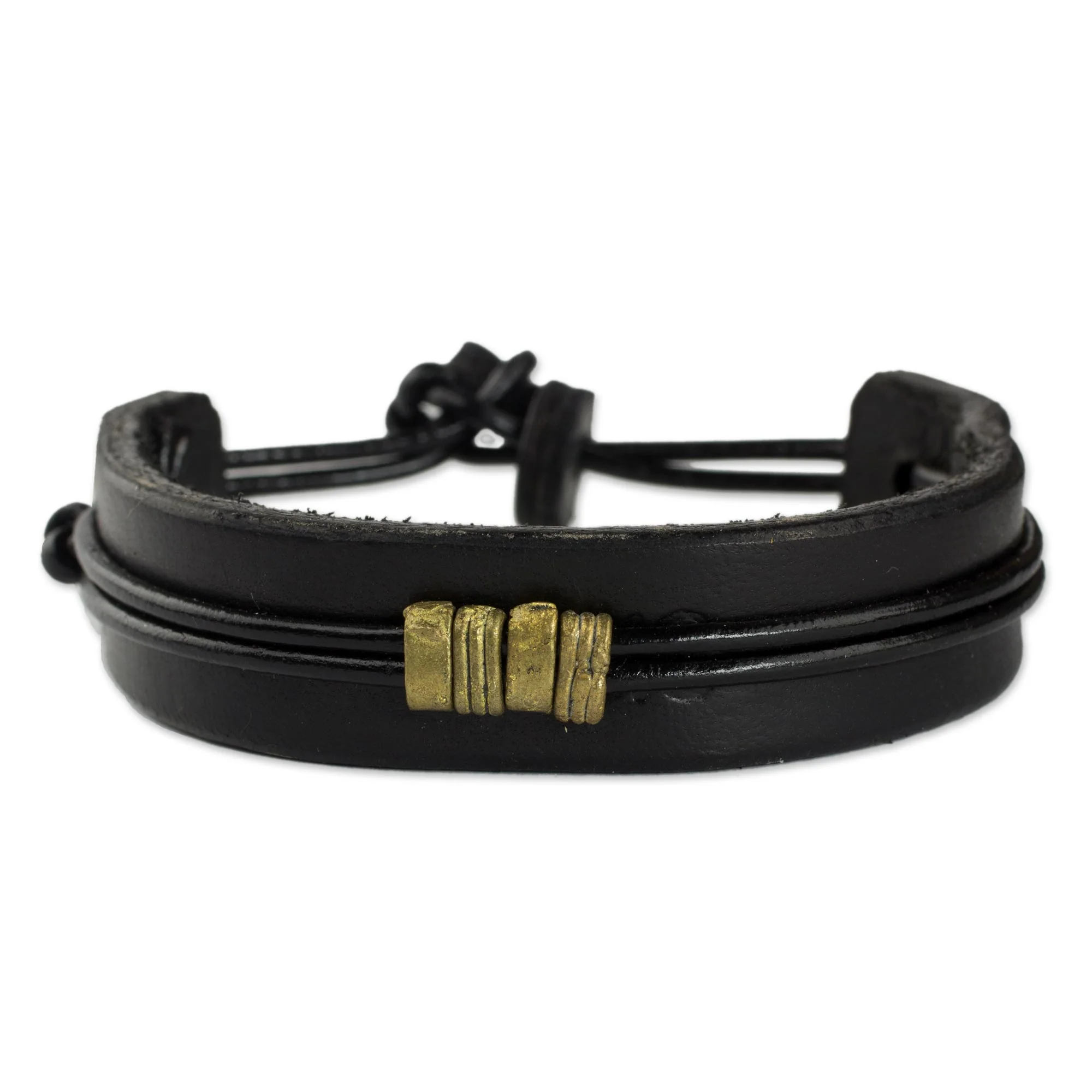 Stand Together in Black Men's Bracelet - Image 2