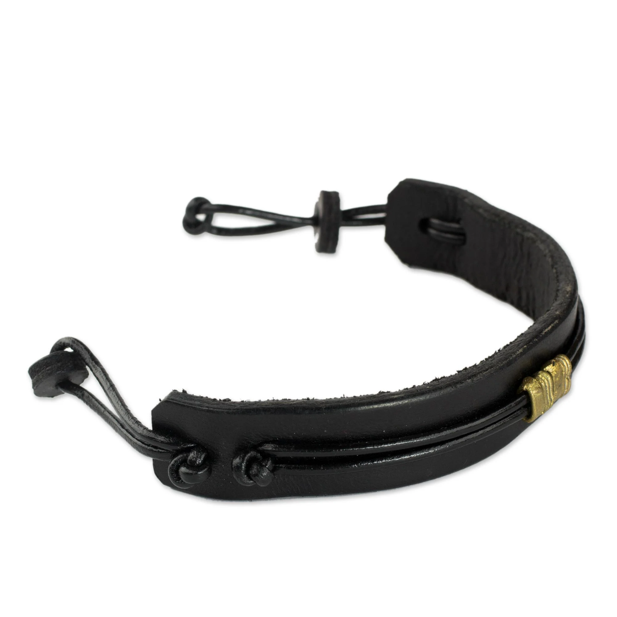 Stand Together in Black Men's Bracelet - Image 5