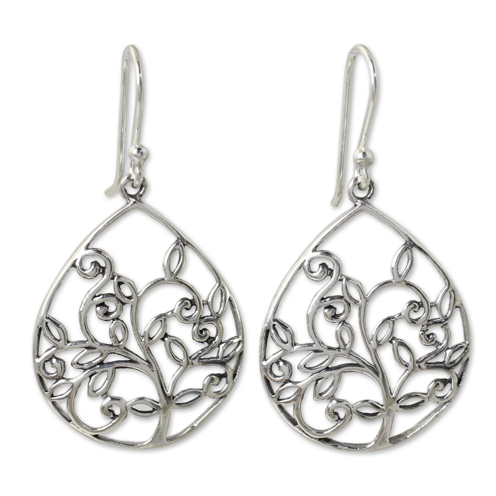 Tree of Life Dangle Earrings - Image 2