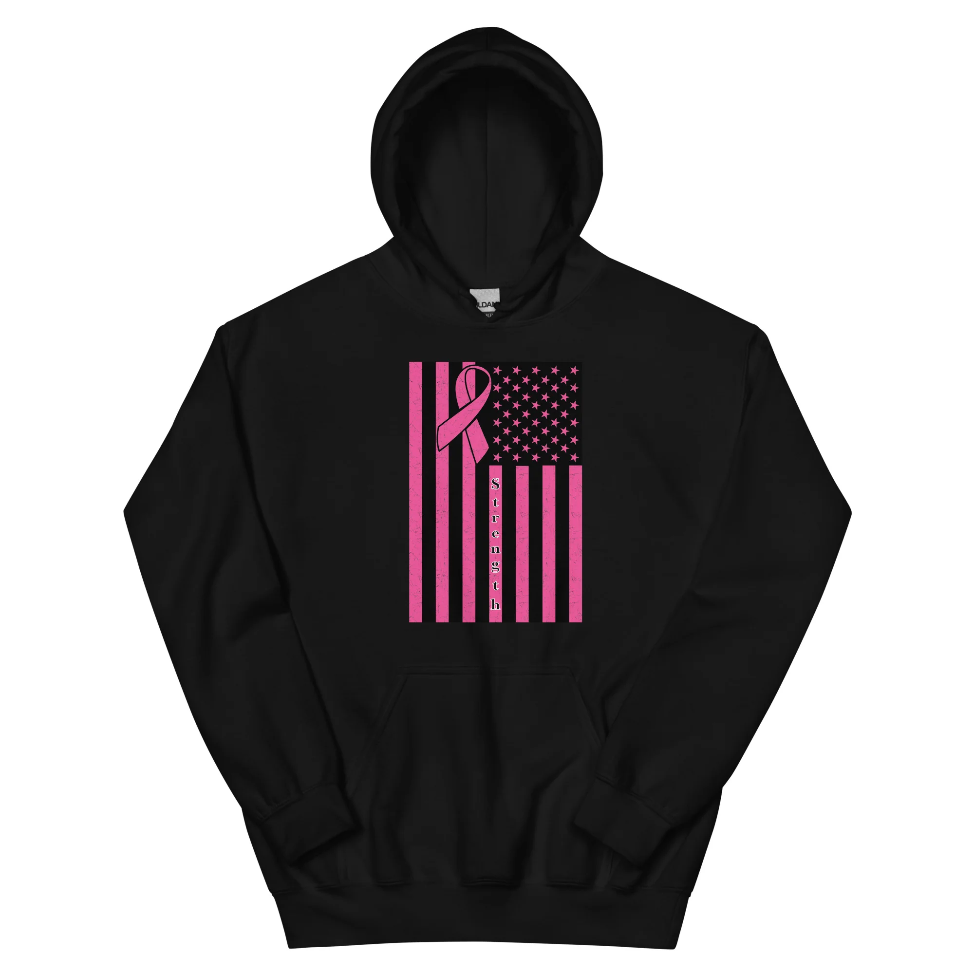 Strength Pink Ribbon Hoodie - Image 3