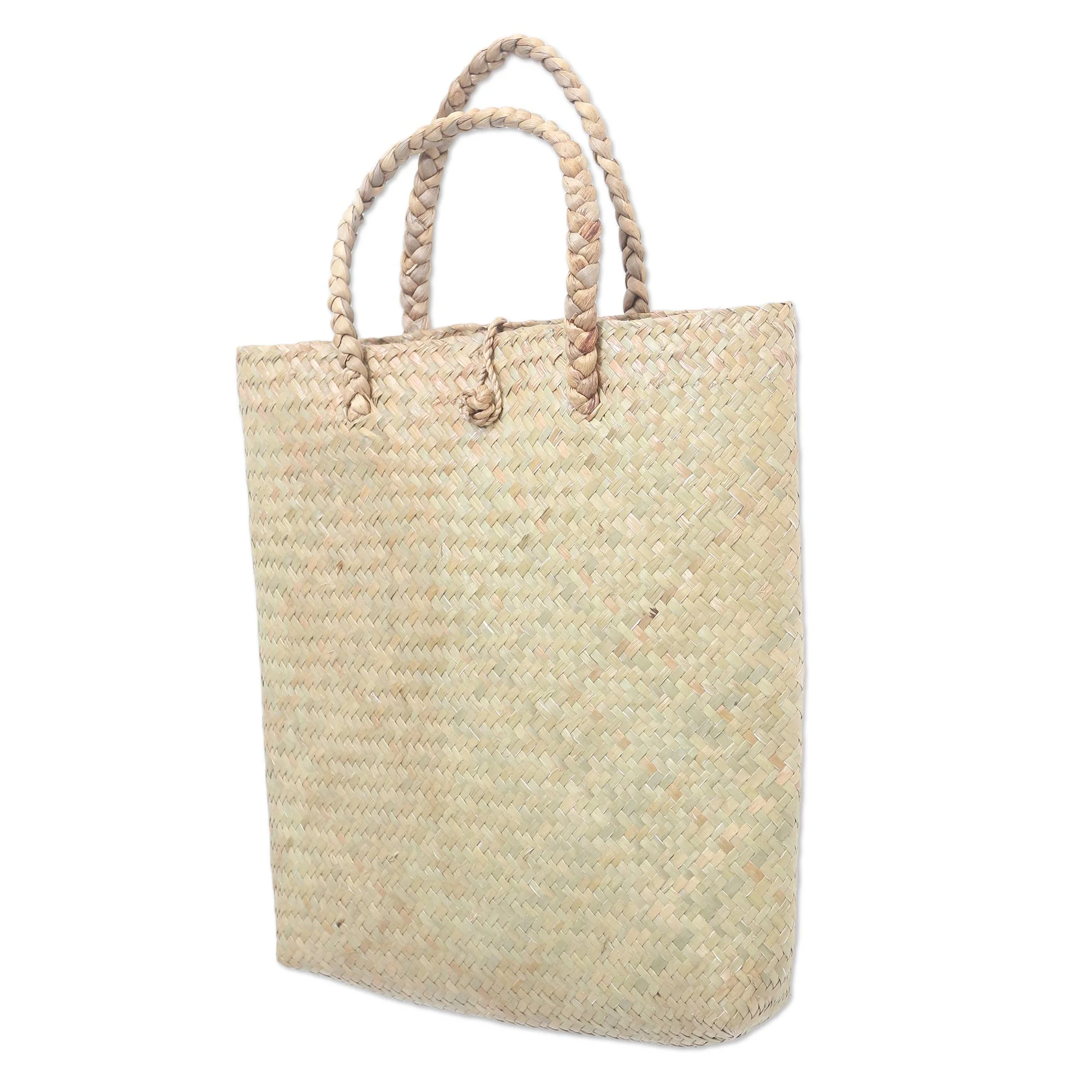 Sturdy Carrier Artisan Crafted Natural Fiber Tote Bag - Image 3