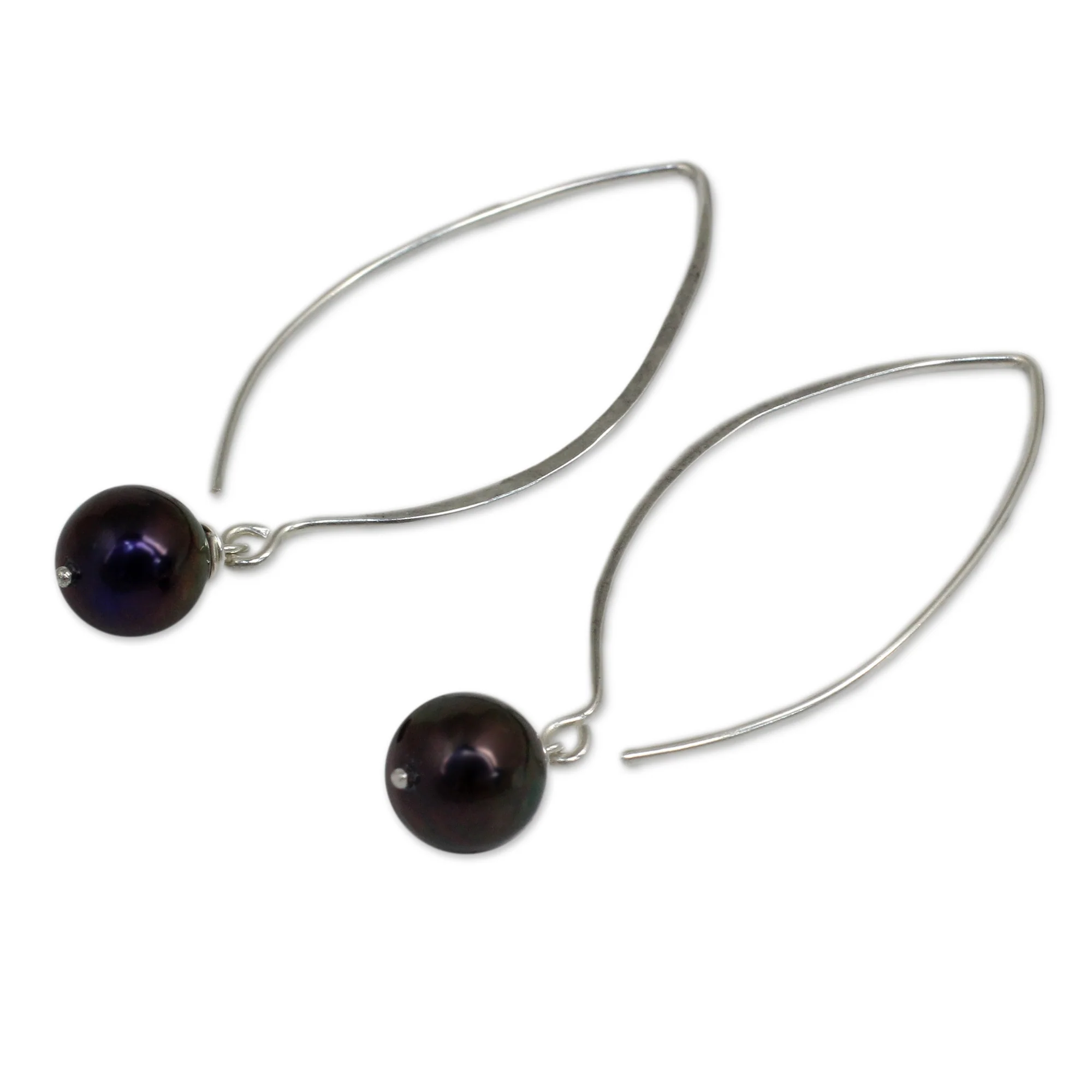 Sublime Darkness Sterling Silver Earrings - Image 3