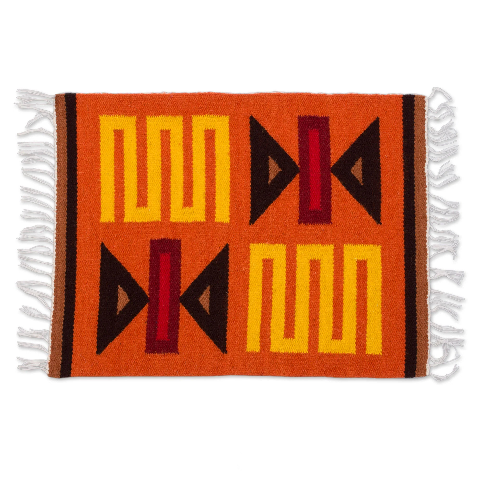 Sumac Beauty Hand Made Wool Placemats (Set of 4) - Image 2