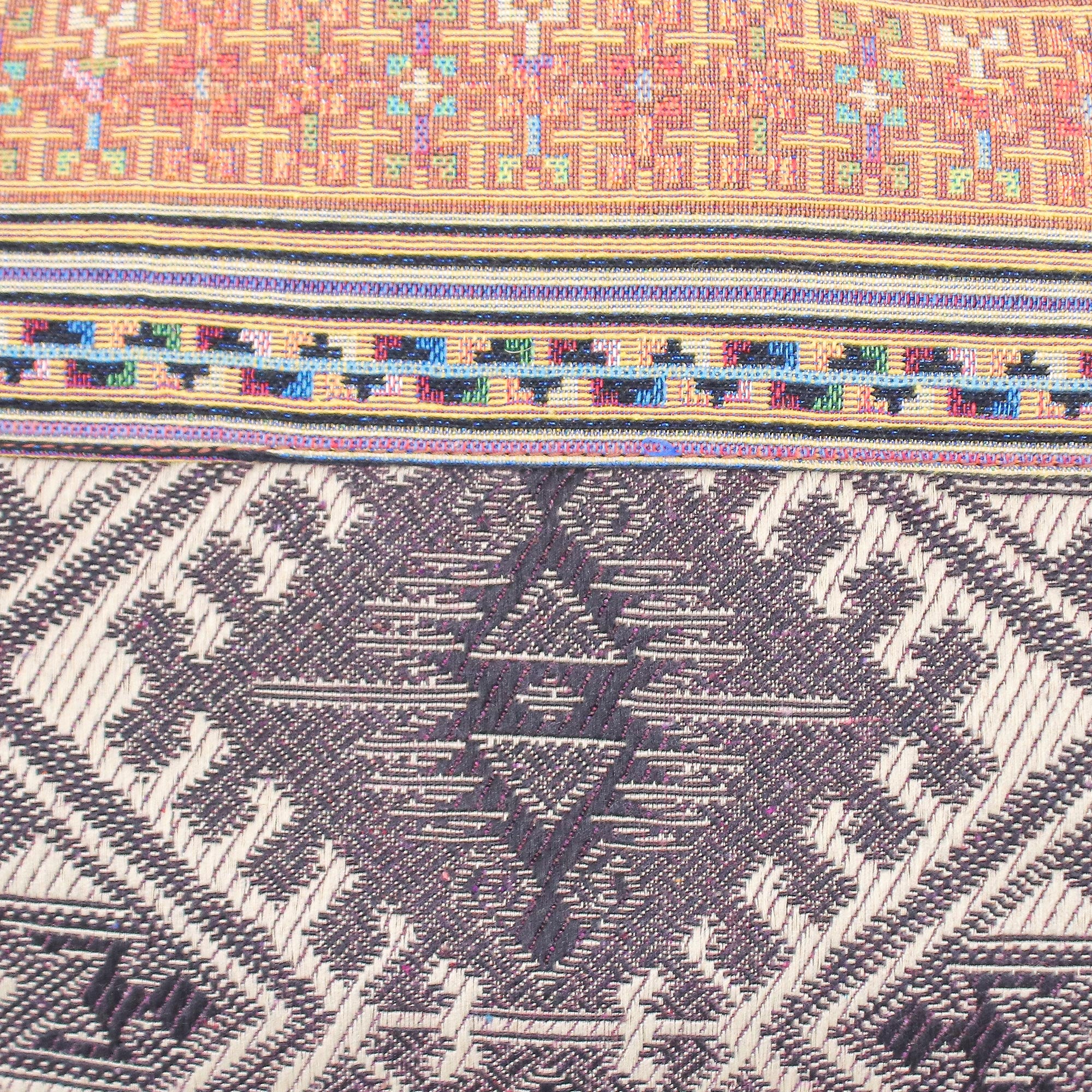 Summer Fit Geometric Patterned Cotton Blend Yoga Mat Bag - Image 5