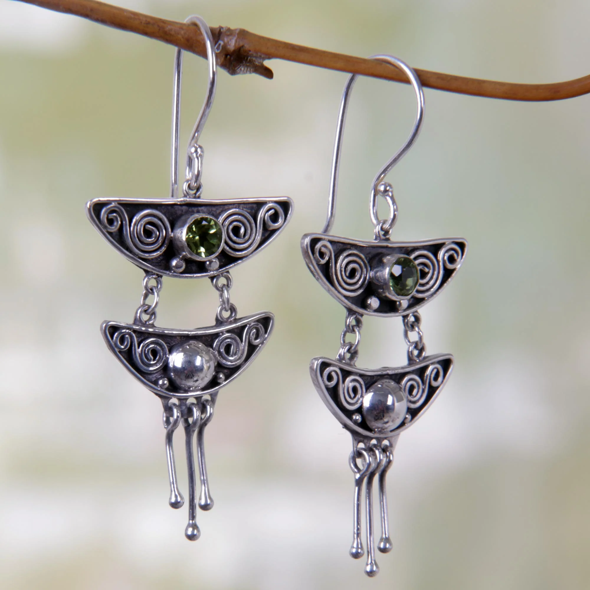 Summer Moonlight Sterling Silver Earrings - Image 3