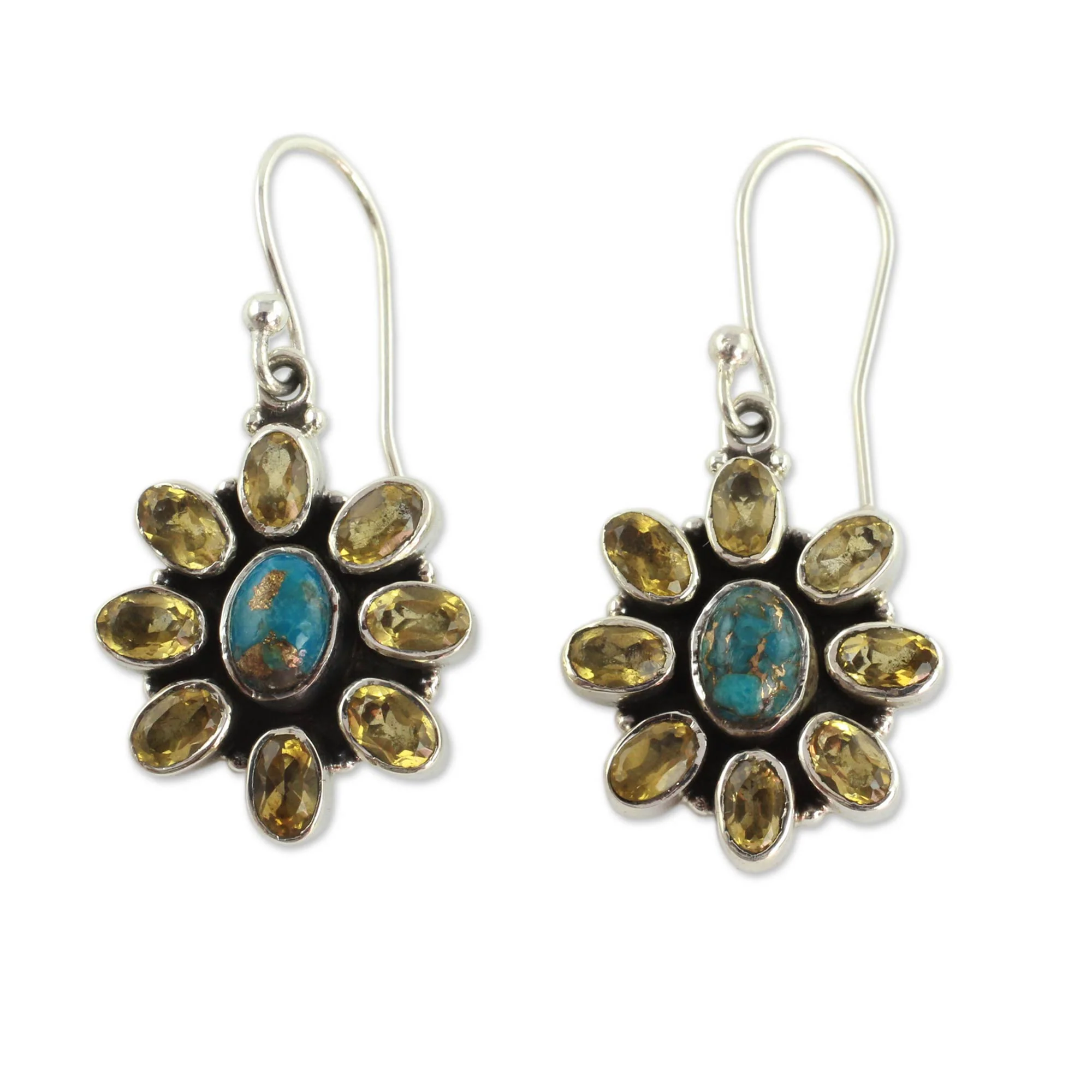 Sunny Sky Multi-Gem Earrings - Image 2