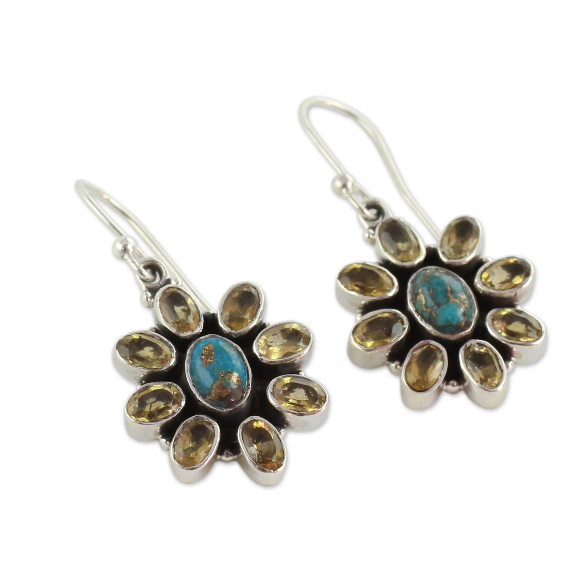 Sunny Sky Multi-Gem Earrings - Image 3