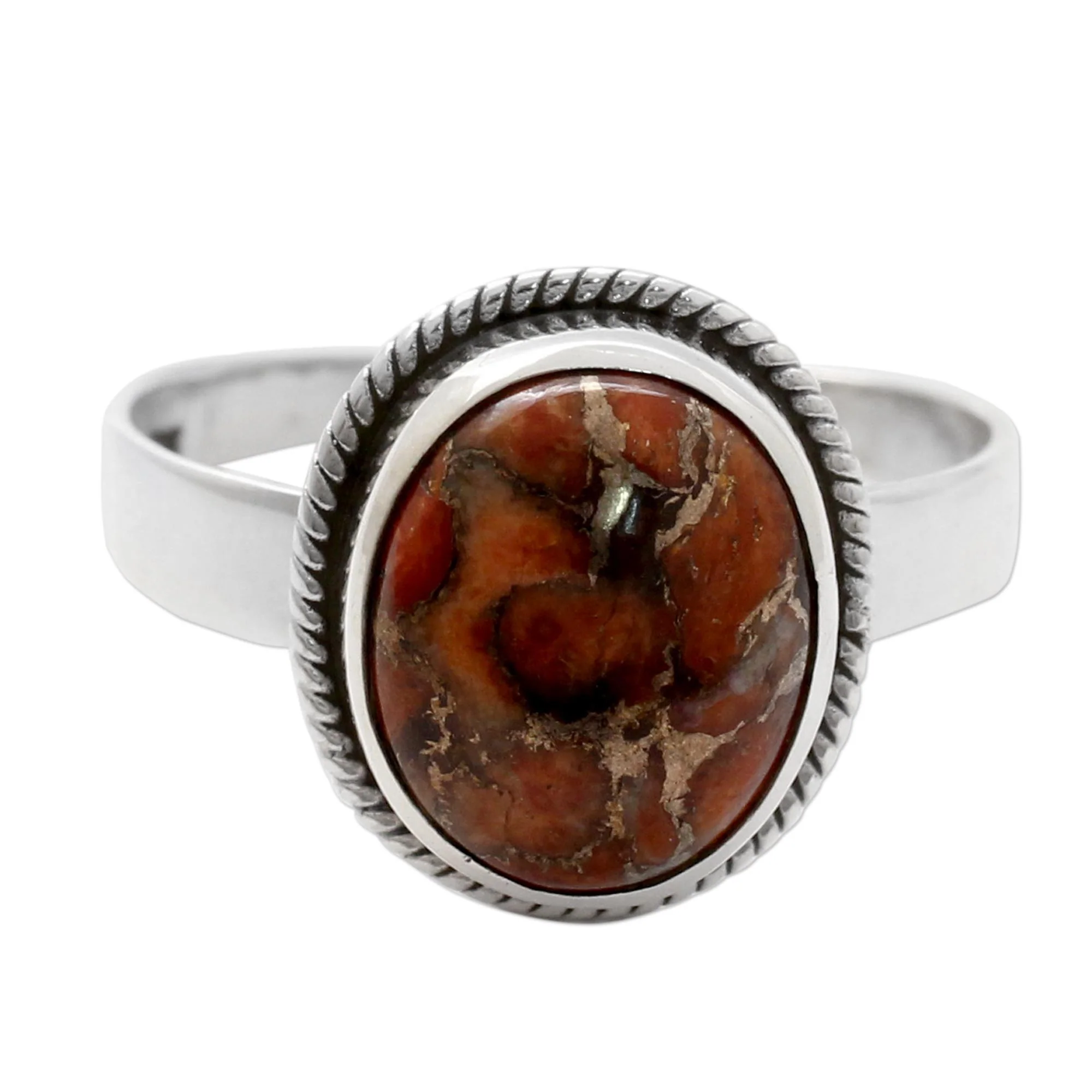 Sunset Sky in Jaipur Sterling Silver Ring - Image 2