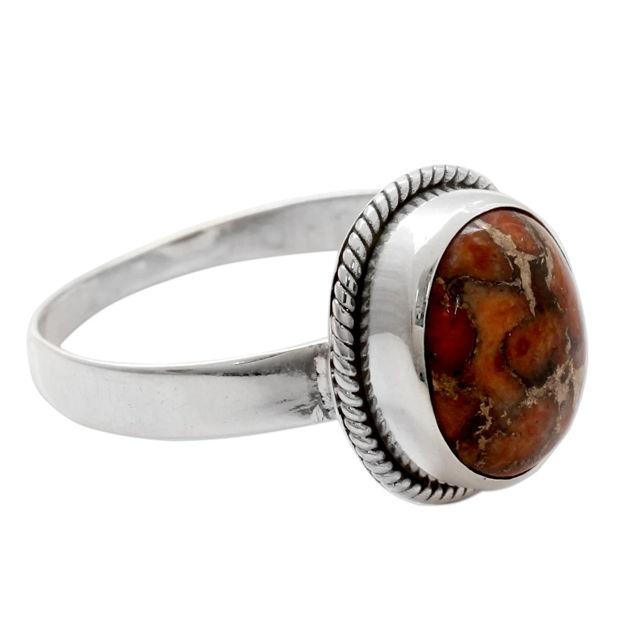 Sunset Sky in Jaipur Sterling Silver Ring - Image 3