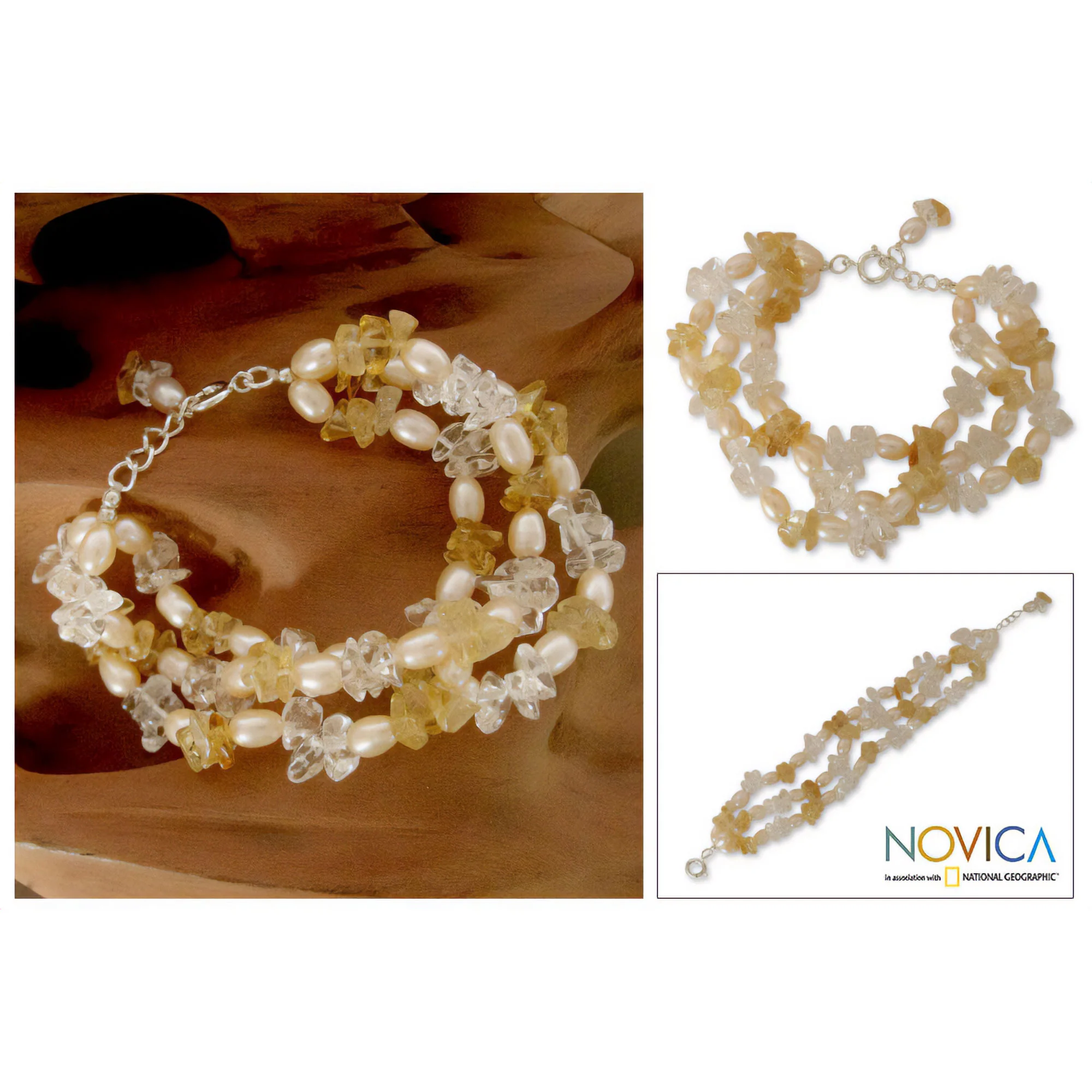 Sunshine Sparkle Multi-Gemstone Bracelet - Image 2