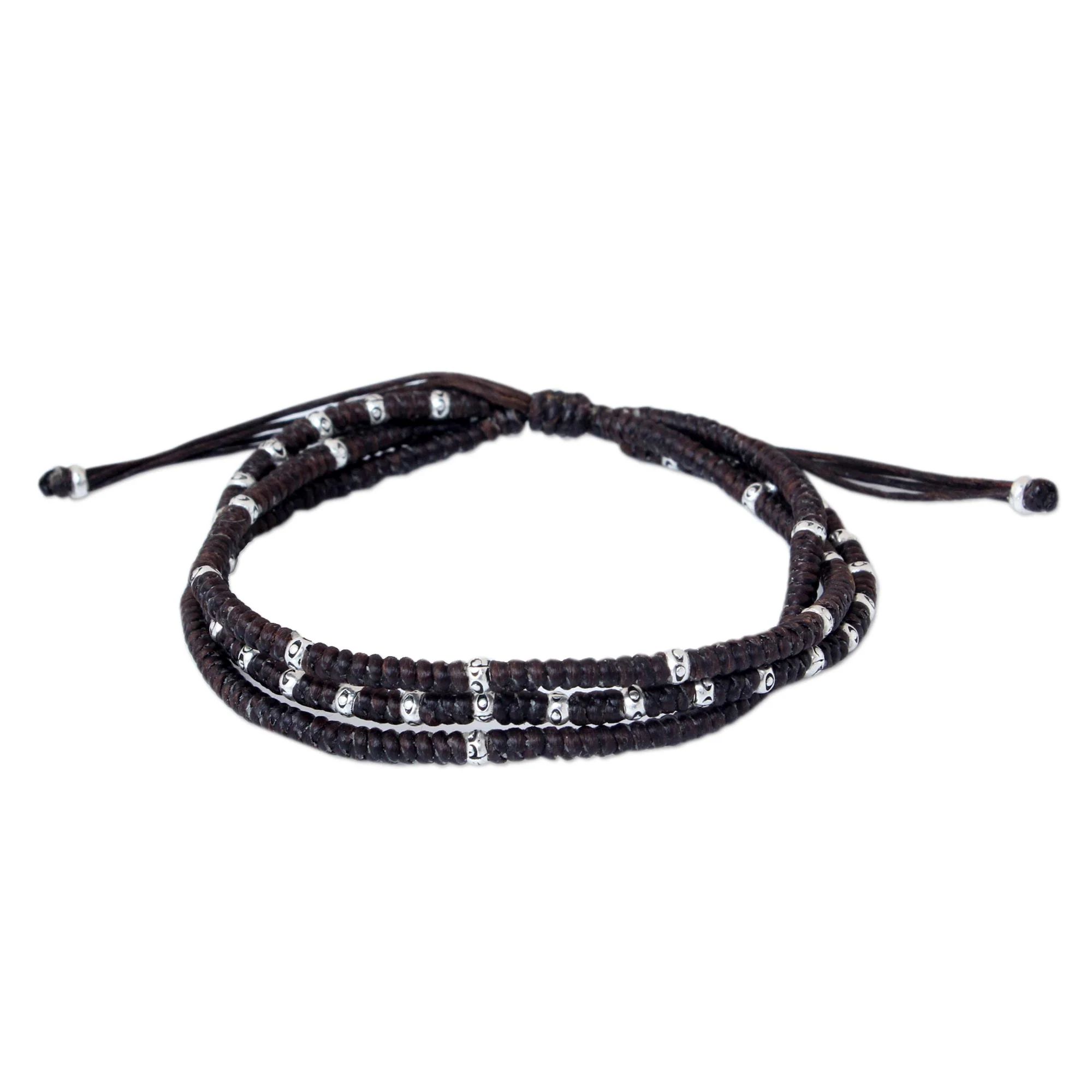 Surreal Brown Sterling Silver Bracelet - Image 2