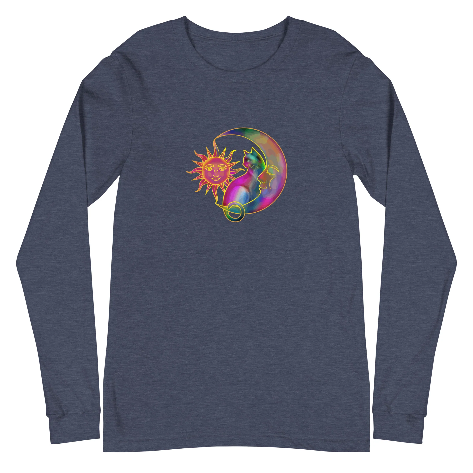 Sweet Sun & Moon With Cat Long Sleeve Tee - Image 10