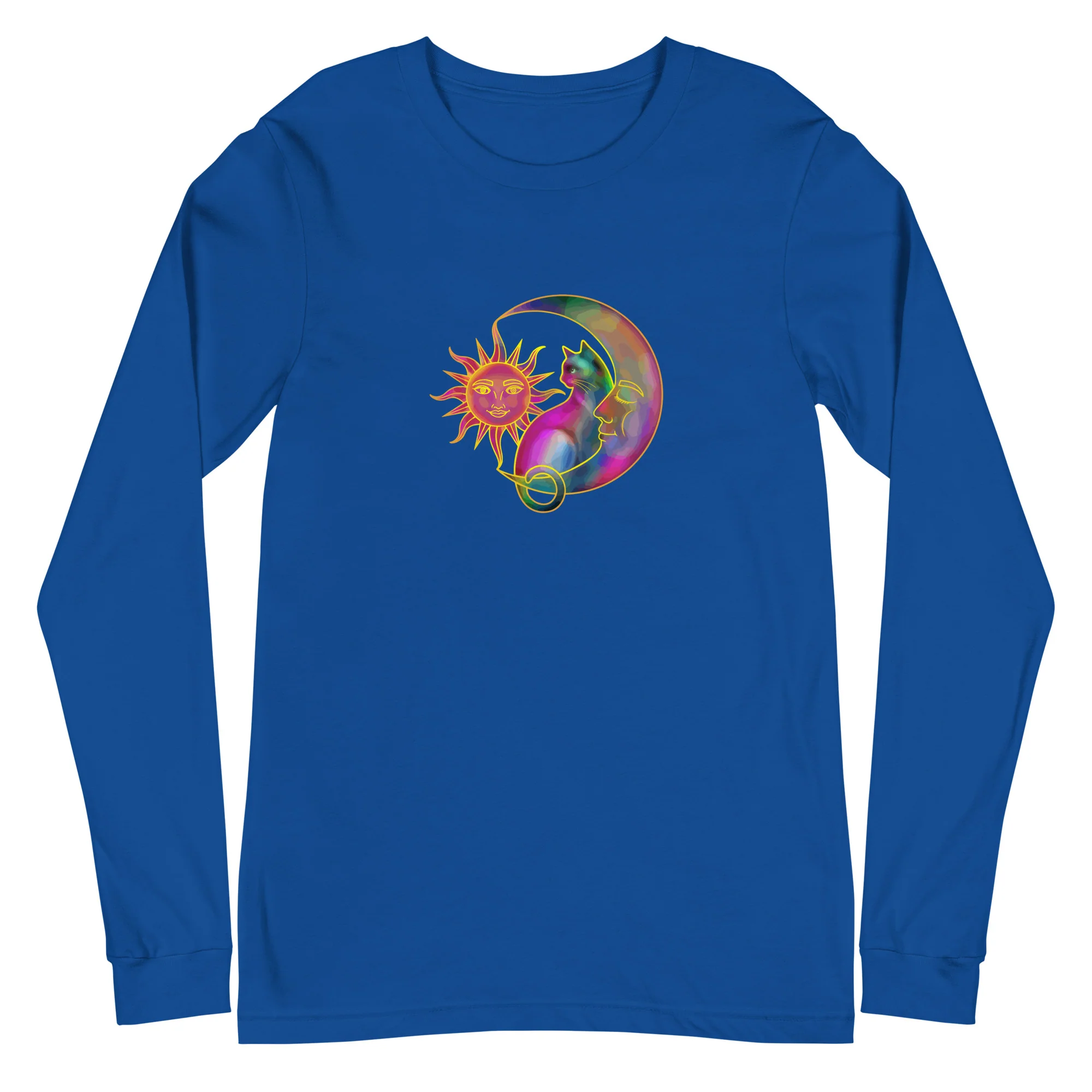 Sweet Sun & Moon With Cat Long Sleeve Tee - Image 9