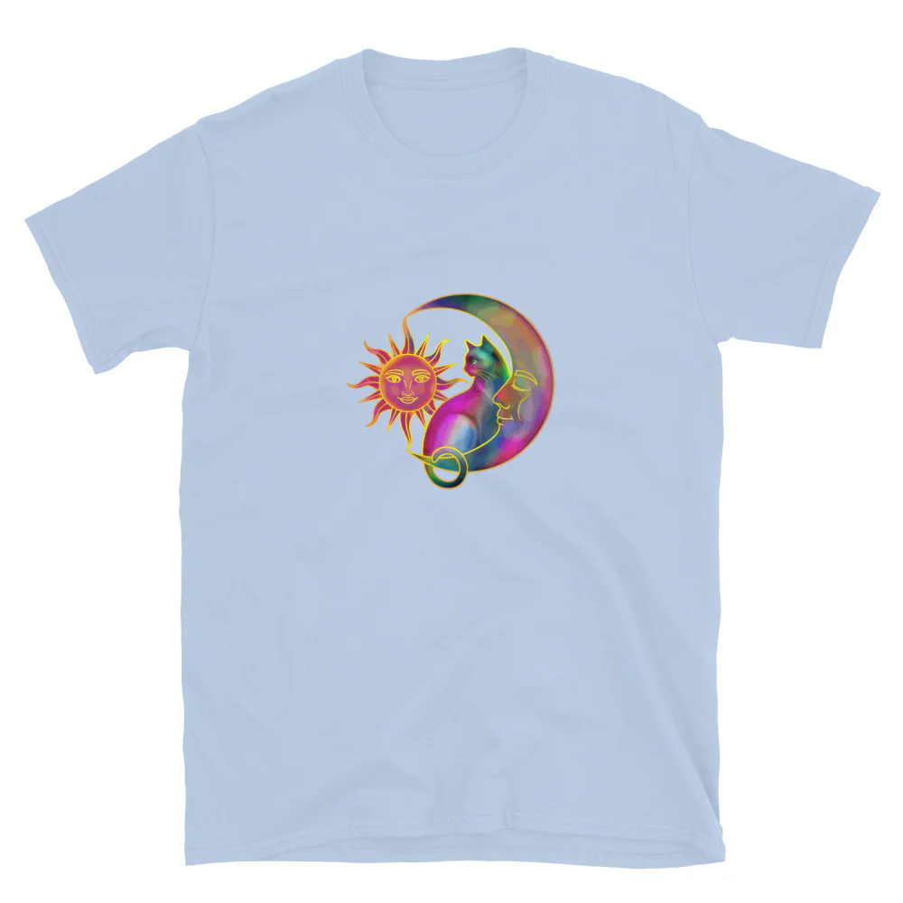 Sweet Sun & Moon With Cat T-Shirt - Image 14